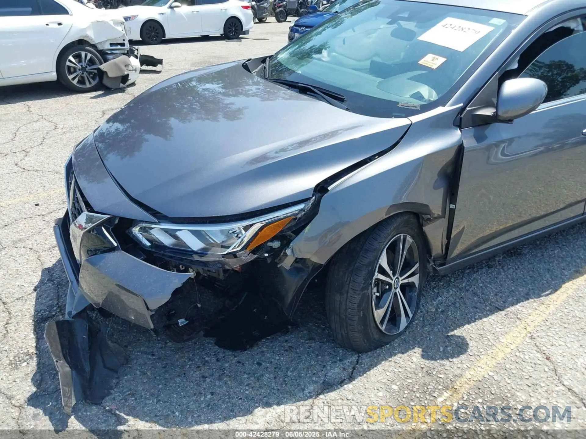 6 Photograph of a damaged car 3N1AB8CV1PY233389 NISSAN SENTRA 2023