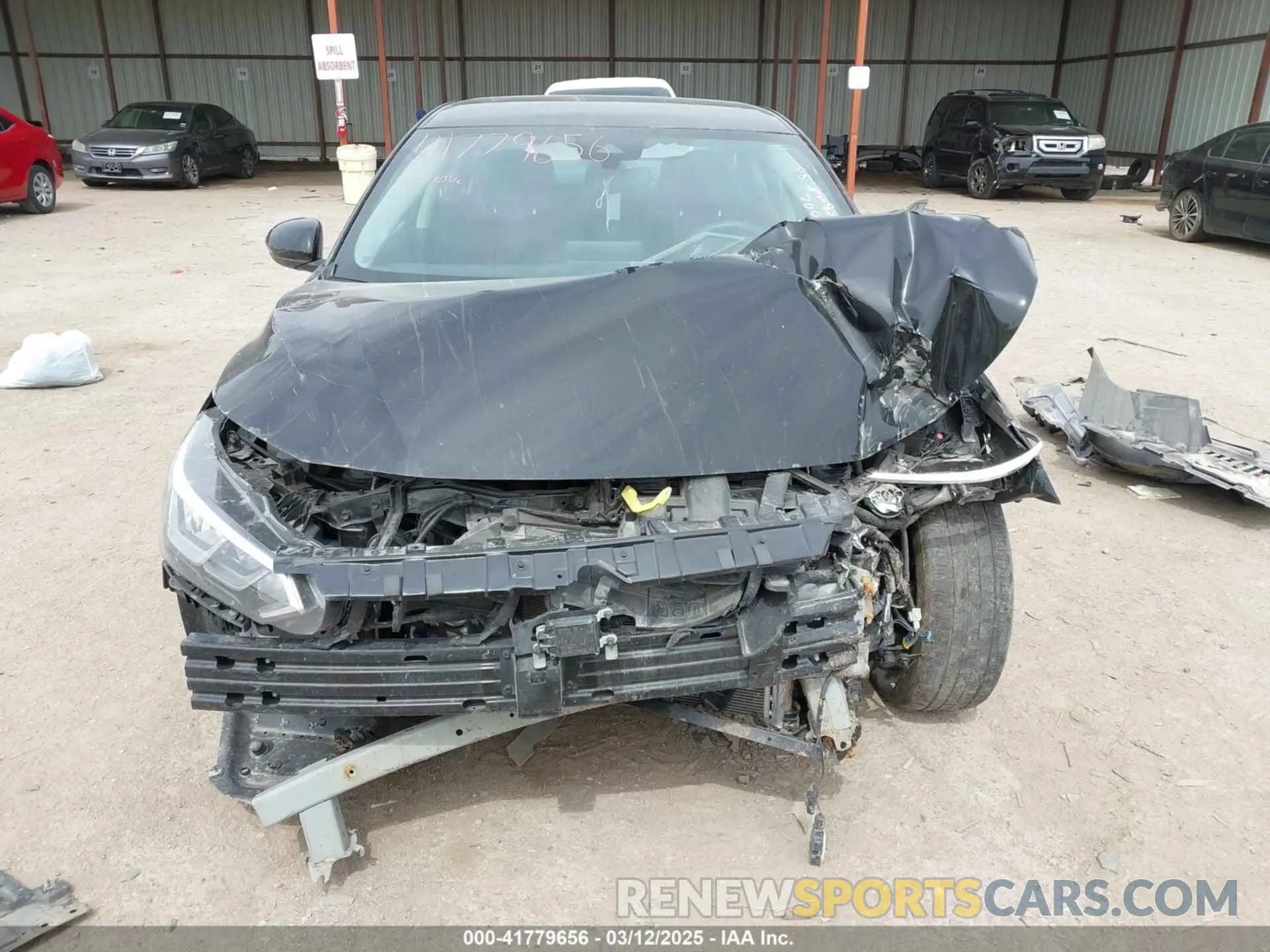 12 Photograph of a damaged car 3N1AB8CV1PY252072 NISSAN SENTRA 2023