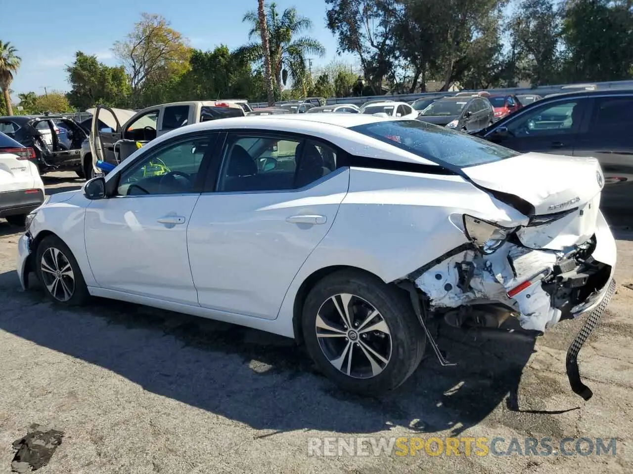 2 Photograph of a damaged car 3N1AB8CV1PY286027 NISSAN SENTRA 2023