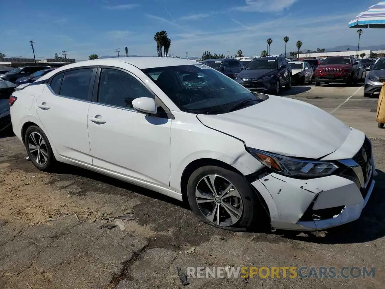 4 Photograph of a damaged car 3N1AB8CV1PY286027 NISSAN SENTRA 2023