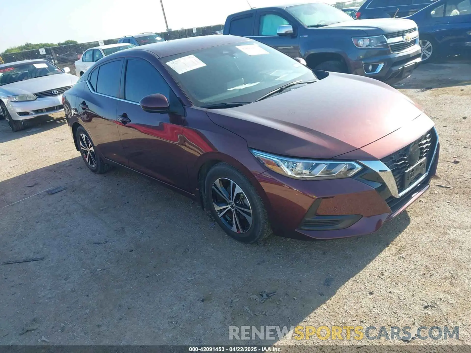 1 Photograph of a damaged car 3N1AB8CV1PY286965 NISSAN SENTRA 2023