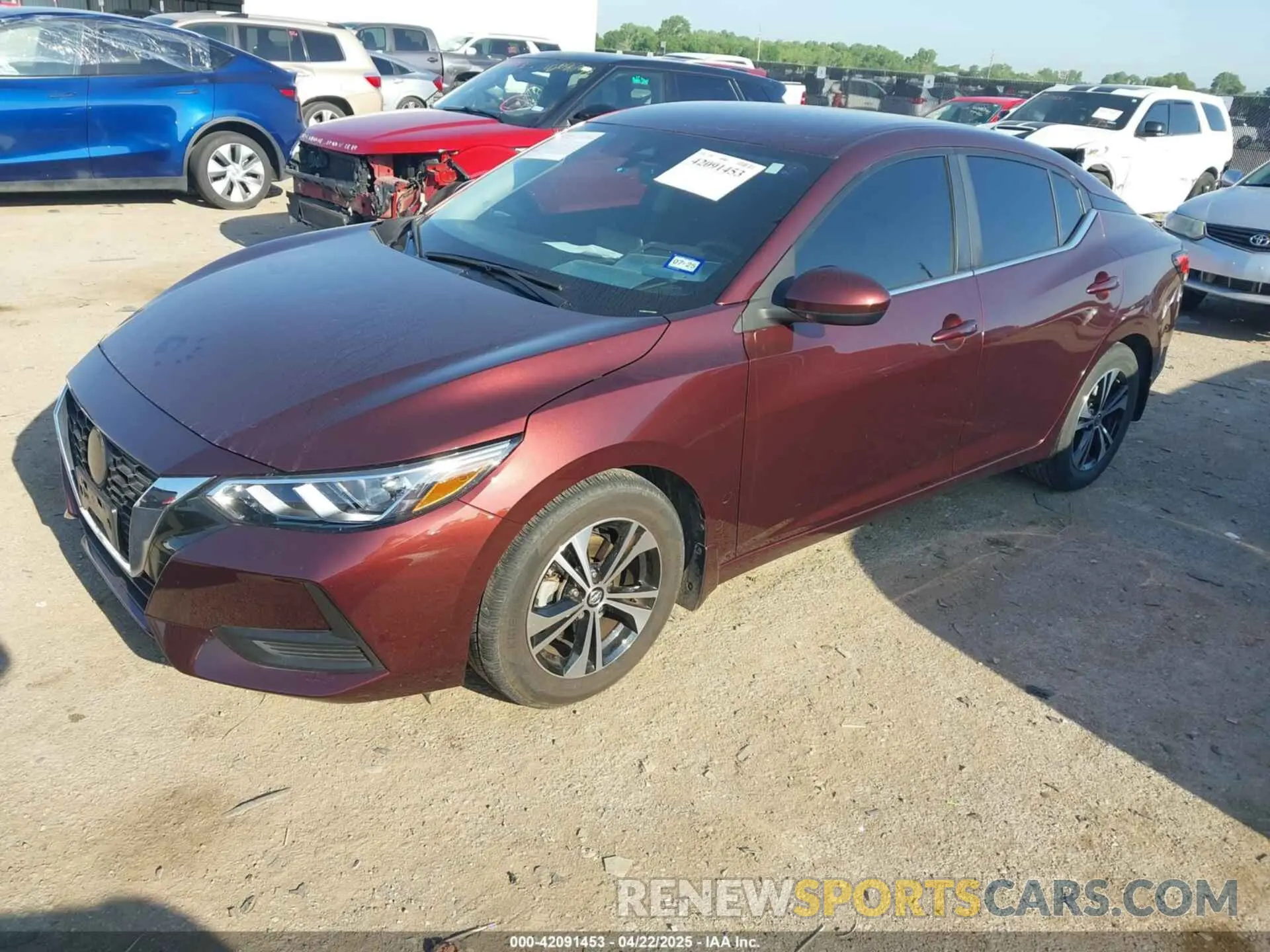 2 Photograph of a damaged car 3N1AB8CV1PY286965 NISSAN SENTRA 2023
