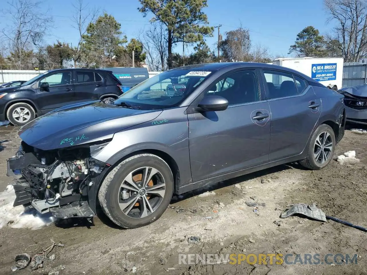 1 Photograph of a damaged car 3N1AB8CV1PY287694 NISSAN SENTRA 2023
