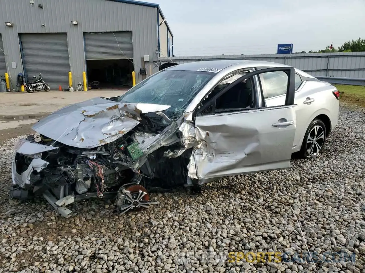 1 Photograph of a damaged car 3N1AB8CV1PY295407 NISSAN SENTRA 2023
