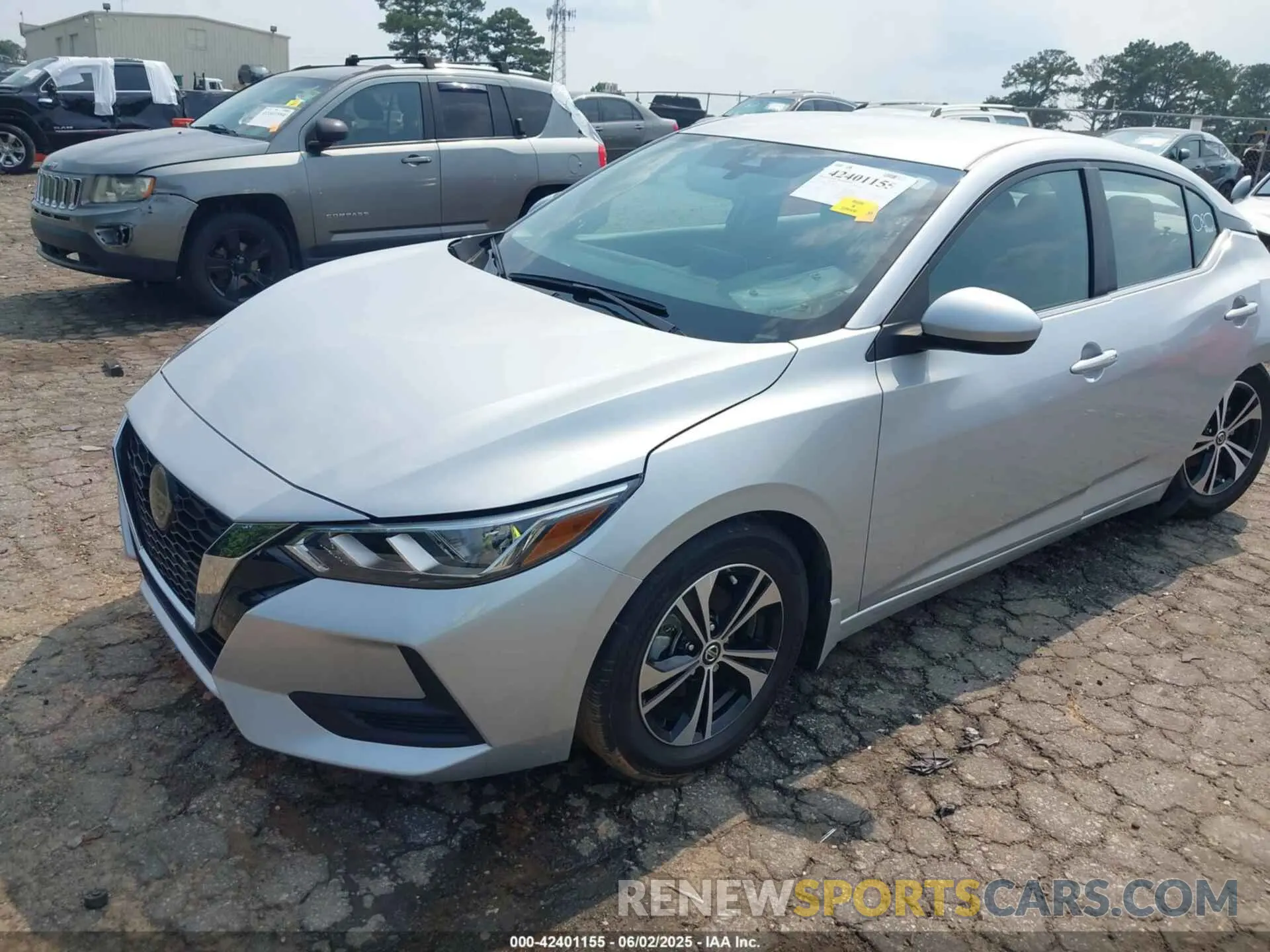 2 Photograph of a damaged car 3N1AB8CV1PY324842 NISSAN SENTRA 2023