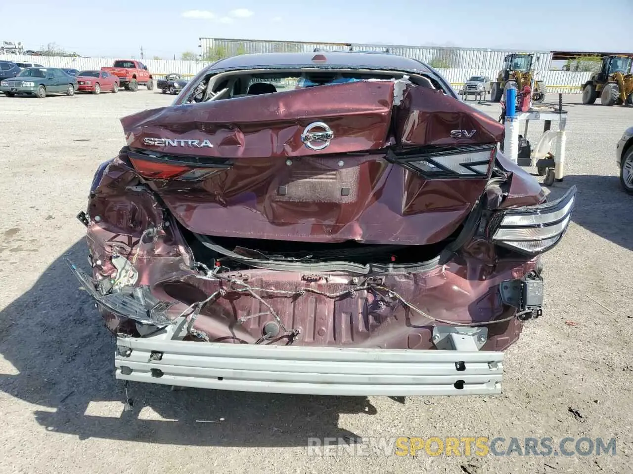 6 Photograph of a damaged car 3N1AB8CV2PY242554 NISSAN SENTRA 2023