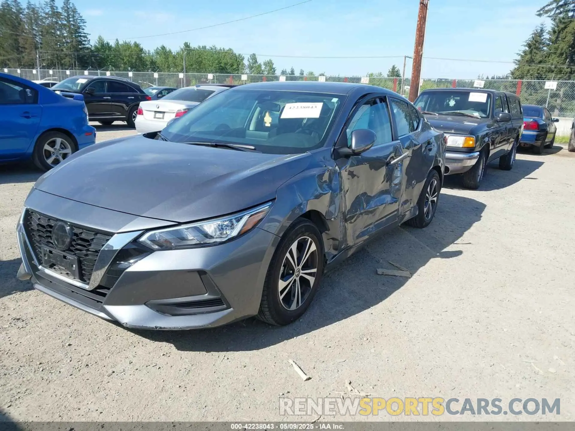 2 Photograph of a damaged car 3N1AB8CV2PY245437 NISSAN SENTRA 2023