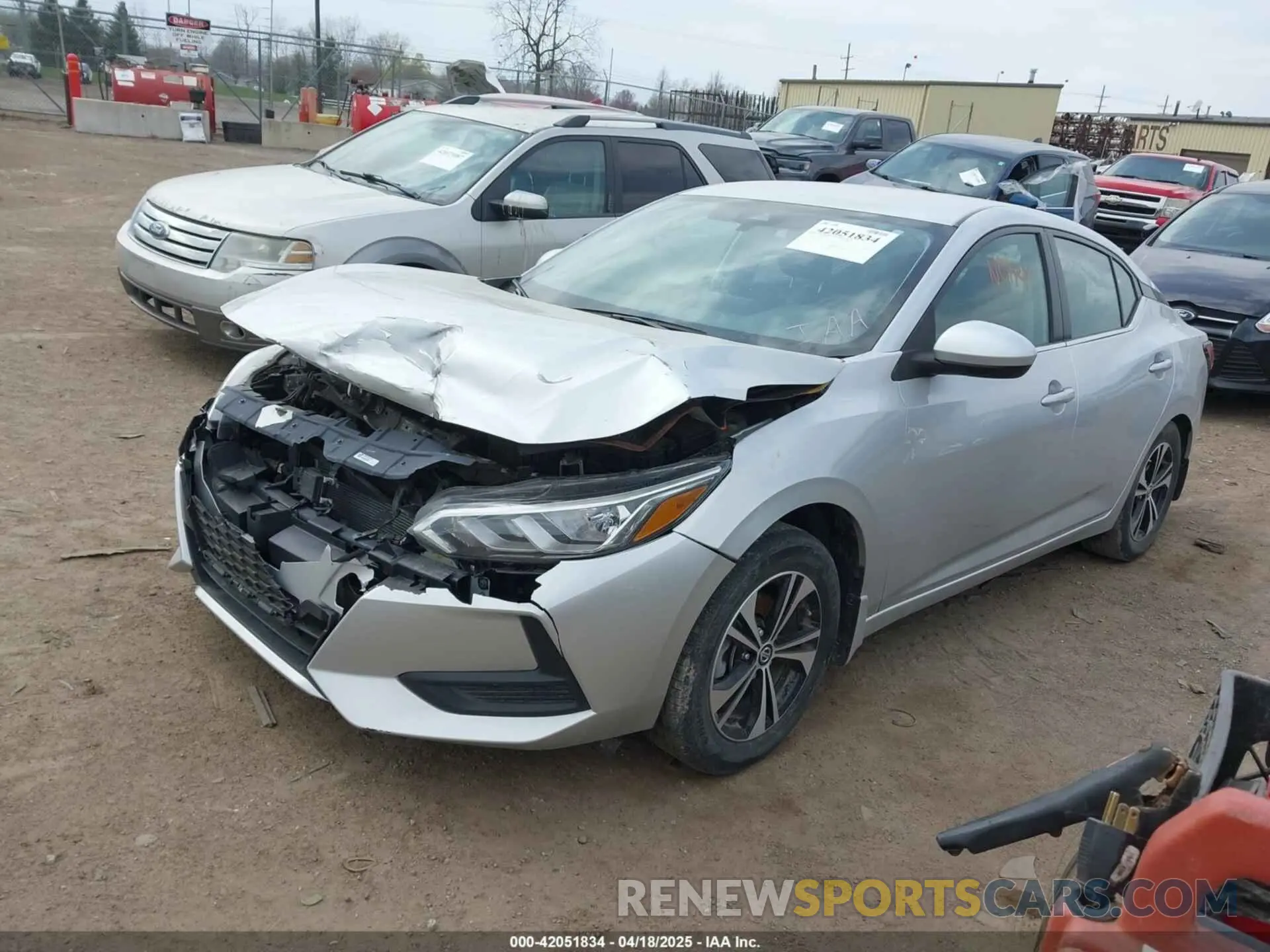2 Photograph of a damaged car 3N1AB8CV2PY261220 NISSAN SENTRA 2023