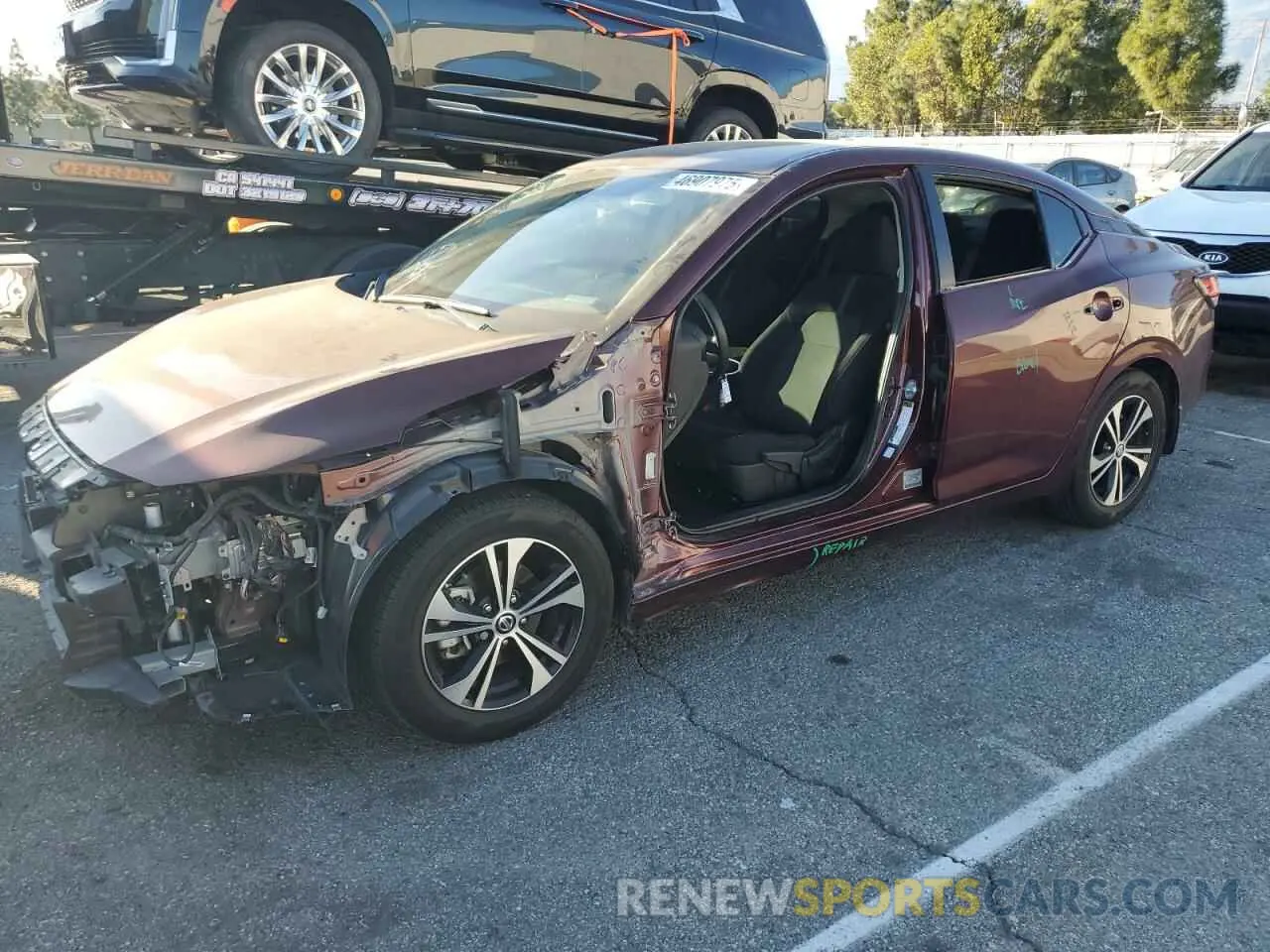 1 Photograph of a damaged car 3N1AB8CV2PY269382 NISSAN SENTRA 2023