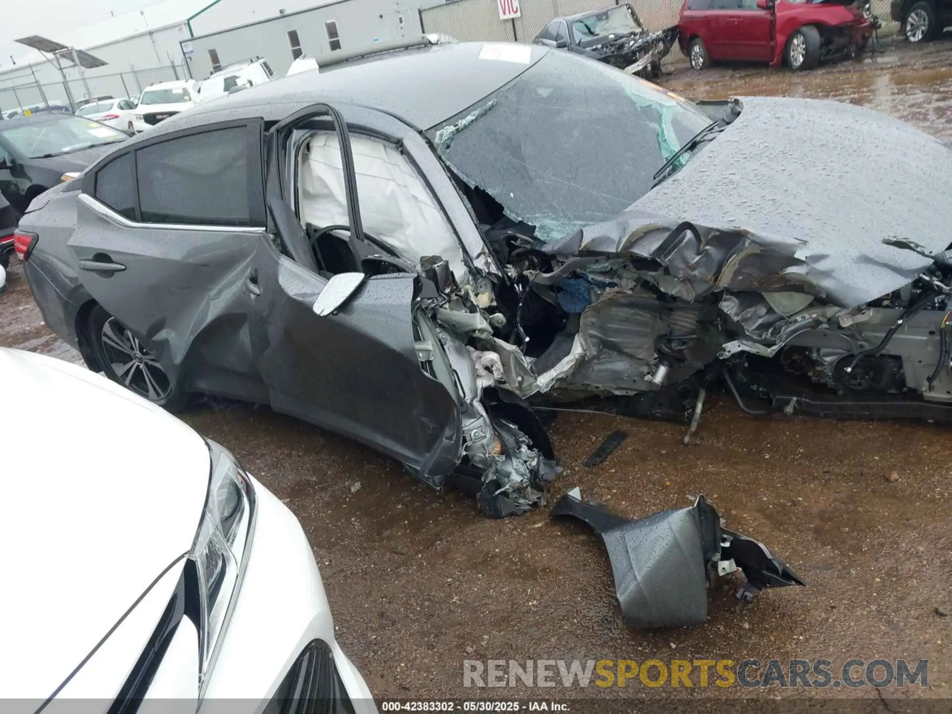 14 Photograph of a damaged car 3N1AB8CV2PY273349 NISSAN SENTRA 2023