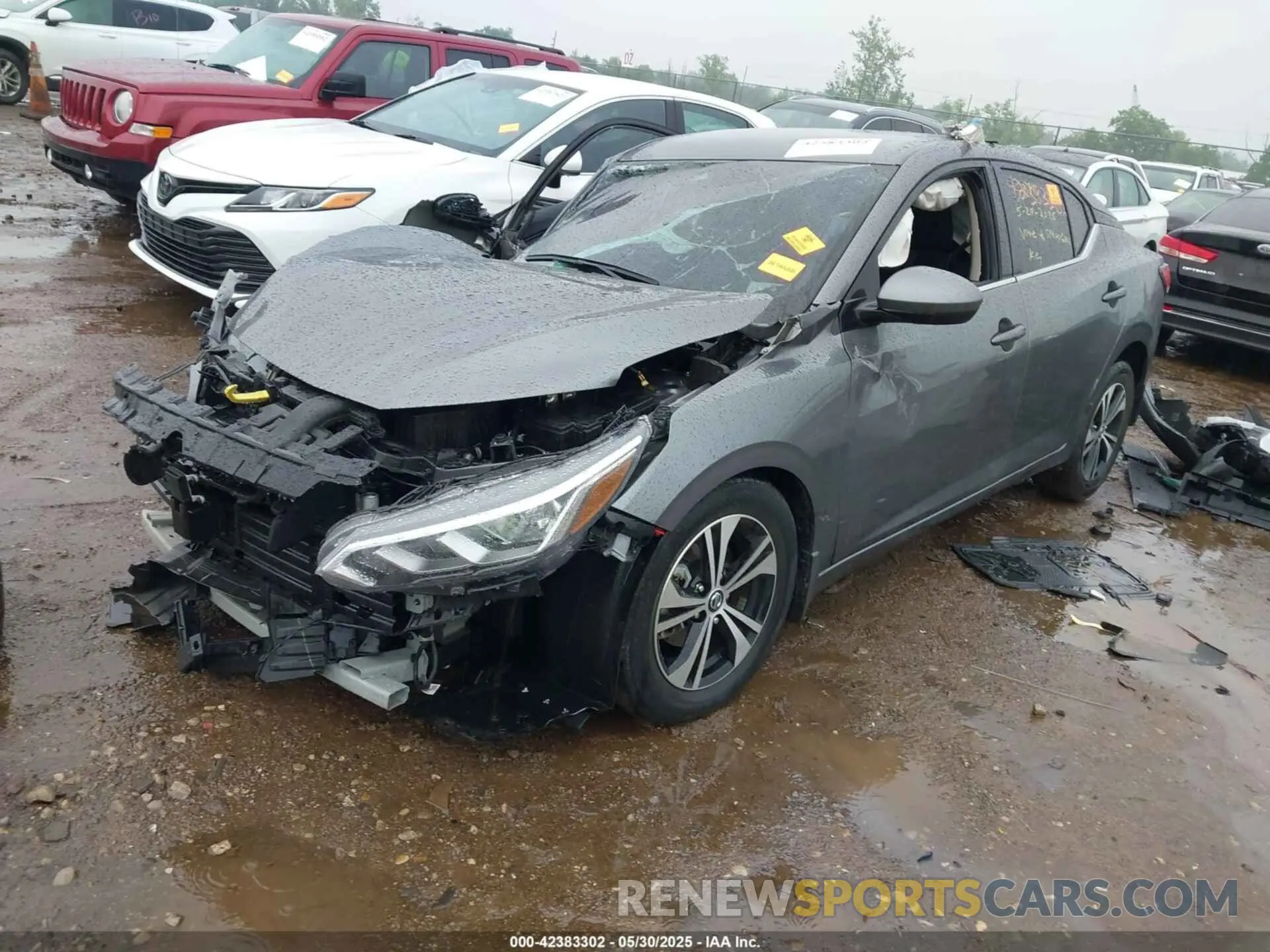 2 Photograph of a damaged car 3N1AB8CV2PY273349 NISSAN SENTRA 2023
