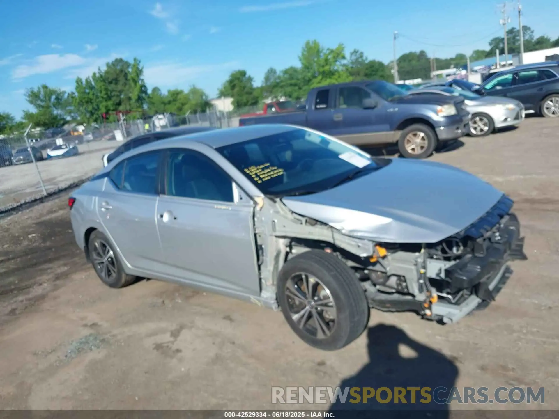 1 Photograph of a damaged car 3N1AB8CV2PY275750 NISSAN SENTRA 2023