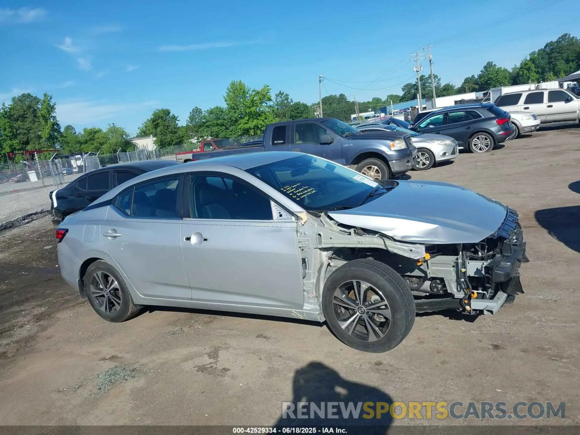 13 Photograph of a damaged car 3N1AB8CV2PY275750 NISSAN SENTRA 2023