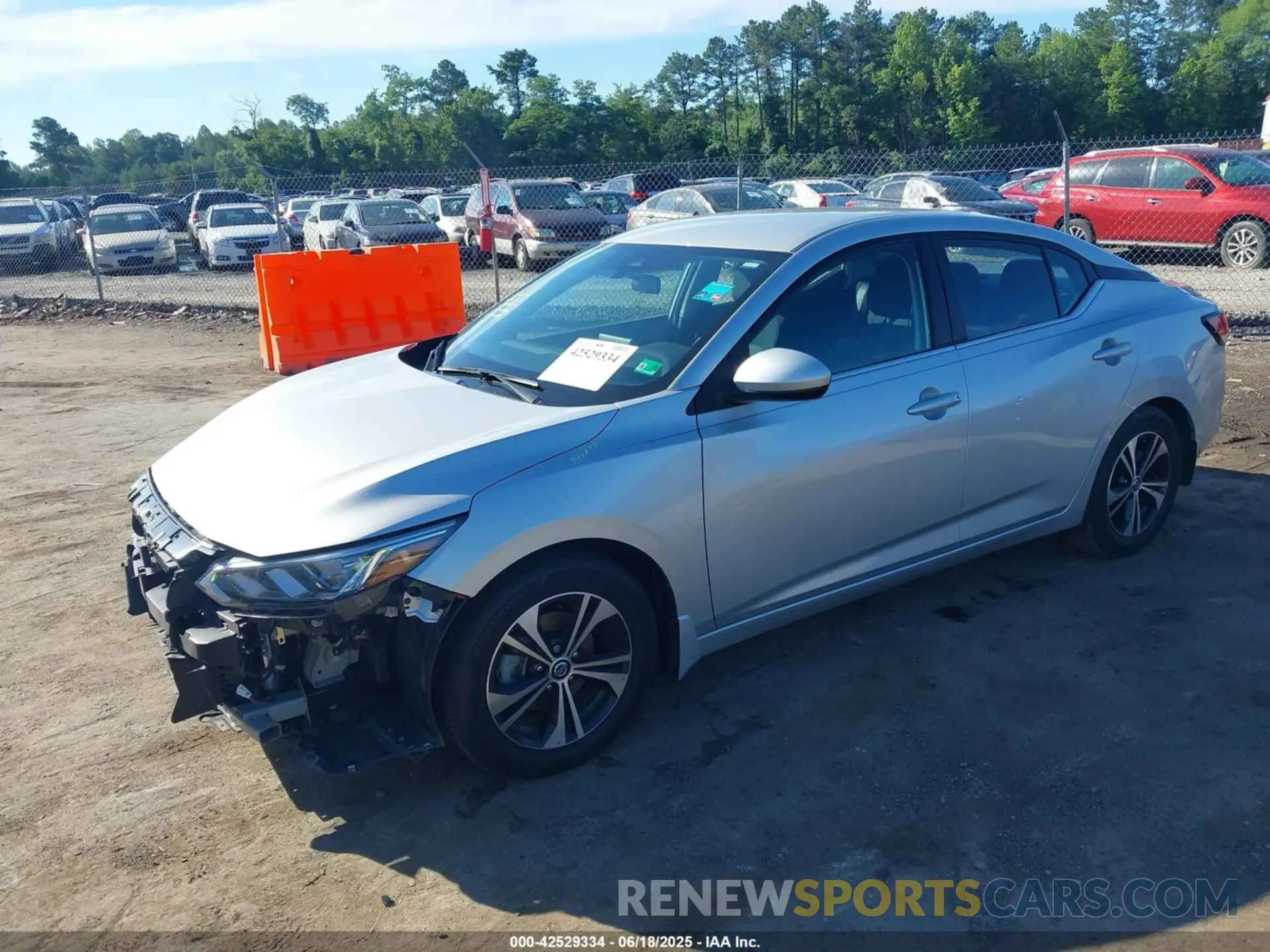 2 Photograph of a damaged car 3N1AB8CV2PY275750 NISSAN SENTRA 2023