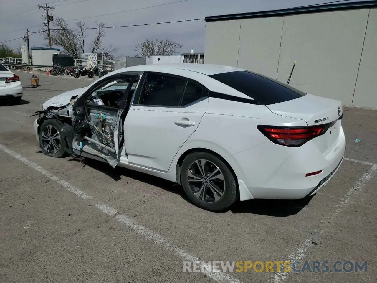 2 Photograph of a damaged car 3N1AB8CV2PY311811 NISSAN SENTRA 2023
