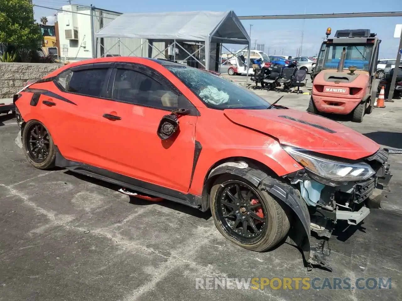 4 Photograph of a damaged car 3N1AB8CV3PY237864 NISSAN SENTRA 2023