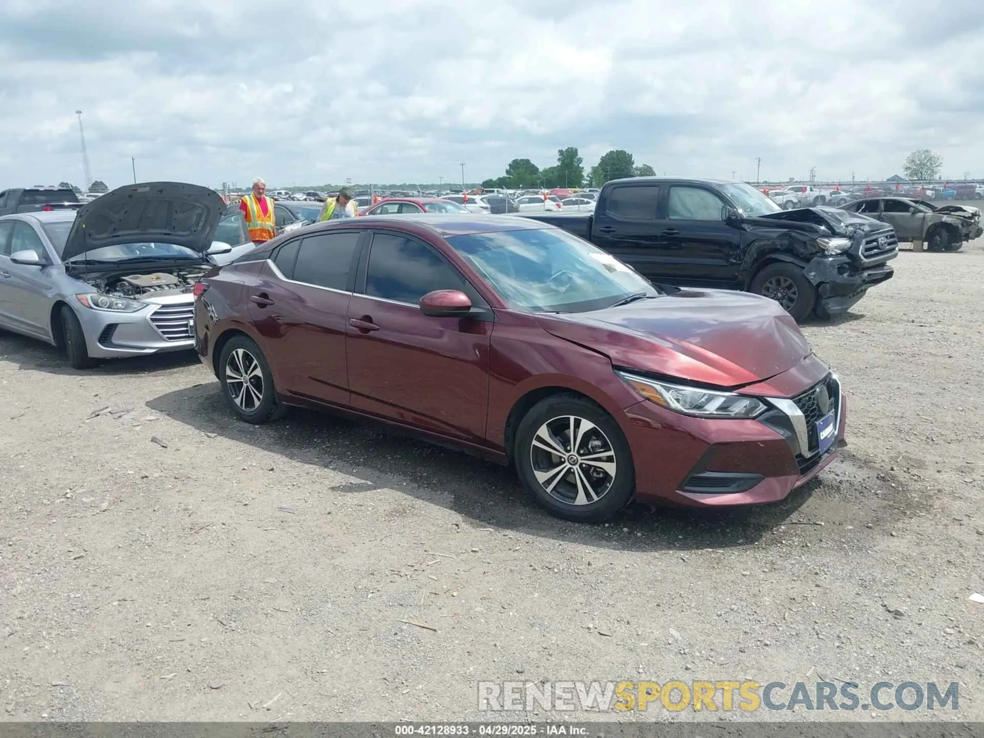1 Photograph of a damaged car 3N1AB8CV3PY247245 NISSAN SENTRA 2023