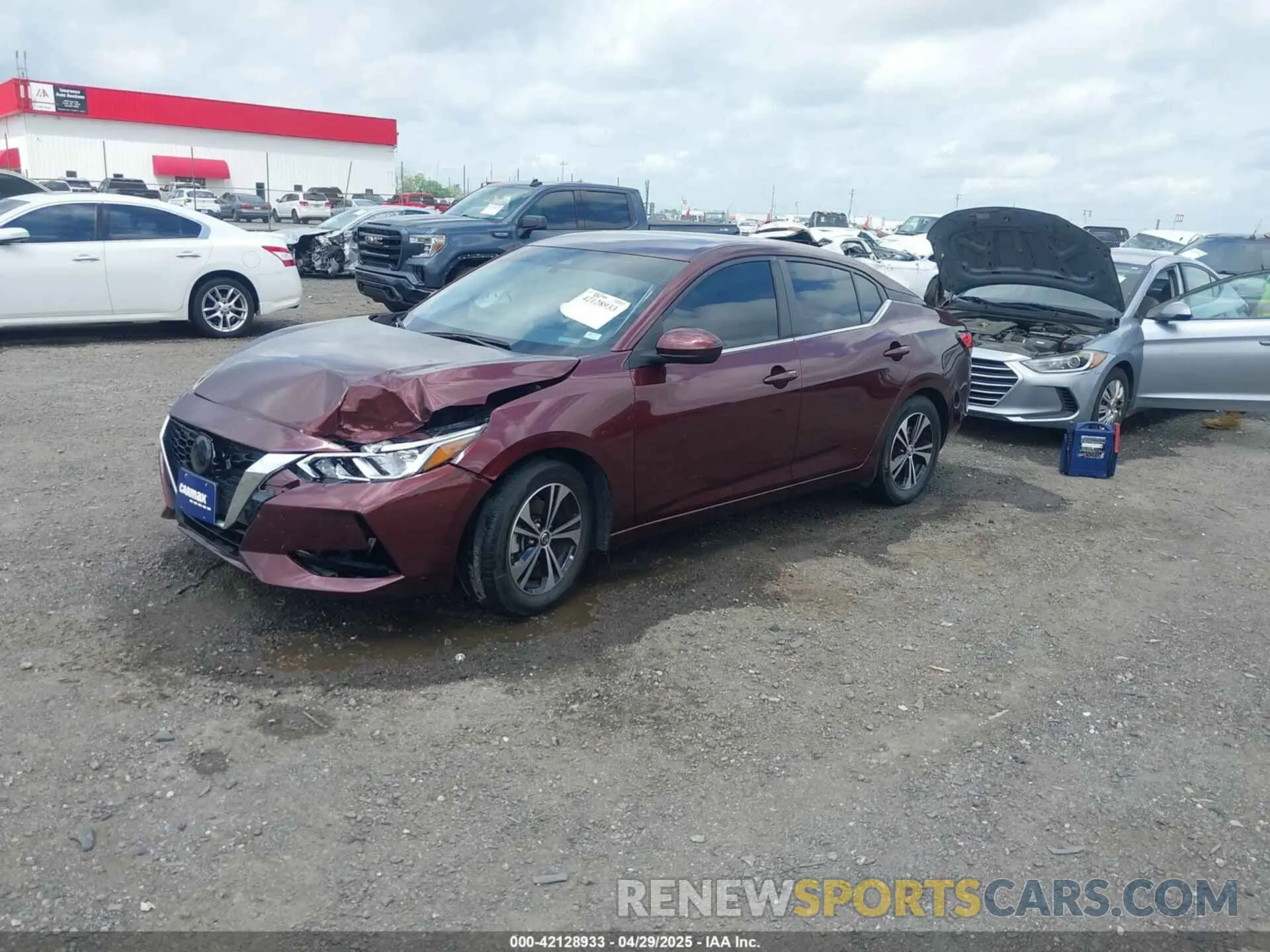 2 Photograph of a damaged car 3N1AB8CV3PY247245 NISSAN SENTRA 2023