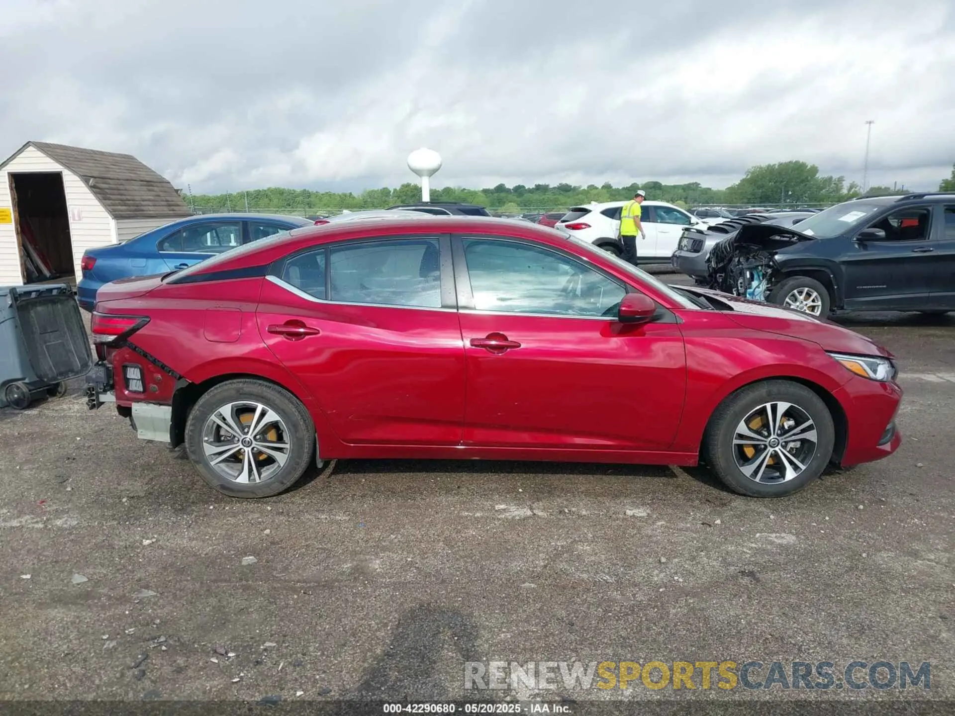 14 Photograph of a damaged car 3N1AB8CV3PY268256 NISSAN SENTRA 2023
