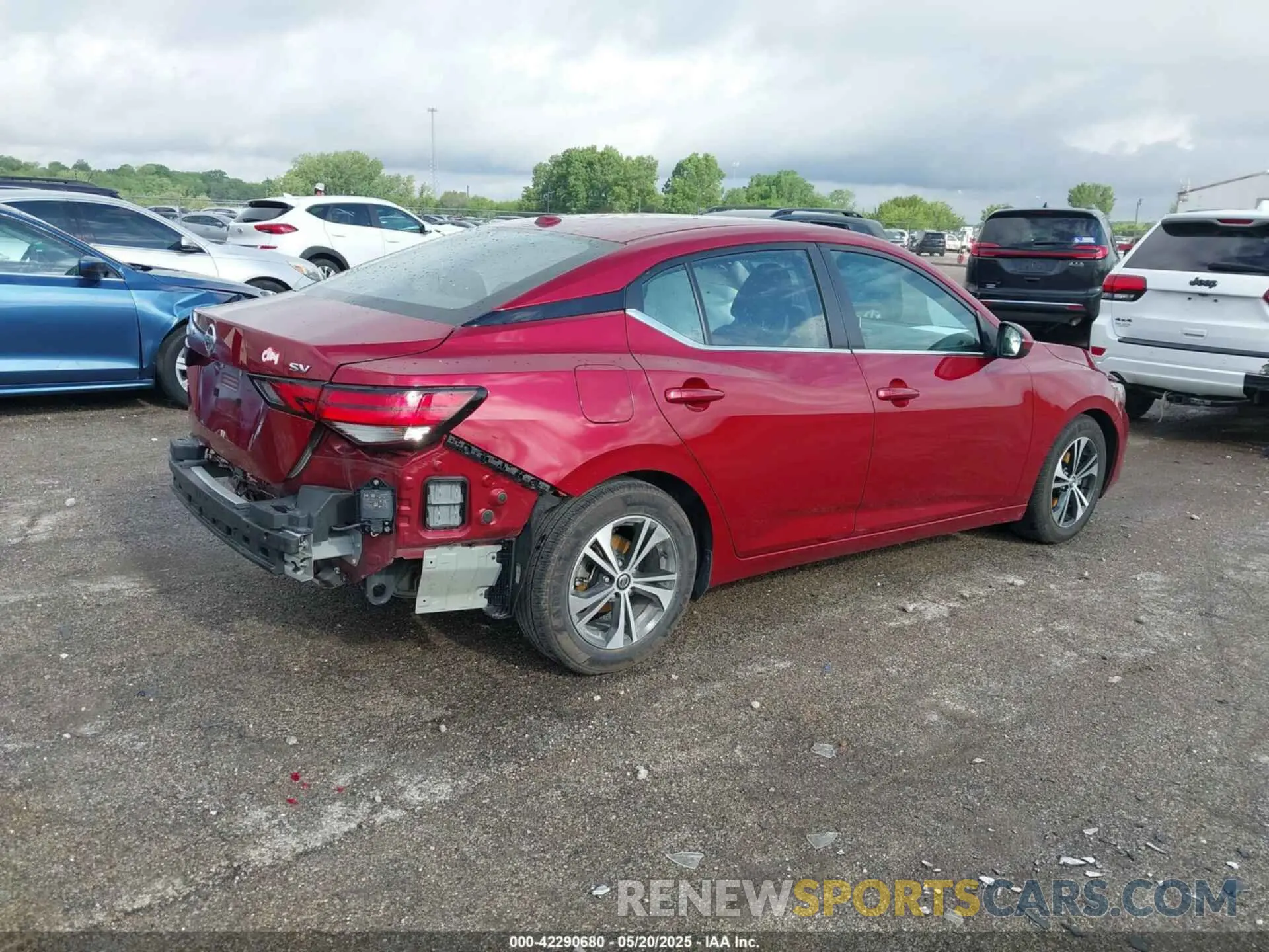 4 Photograph of a damaged car 3N1AB8CV3PY268256 NISSAN SENTRA 2023