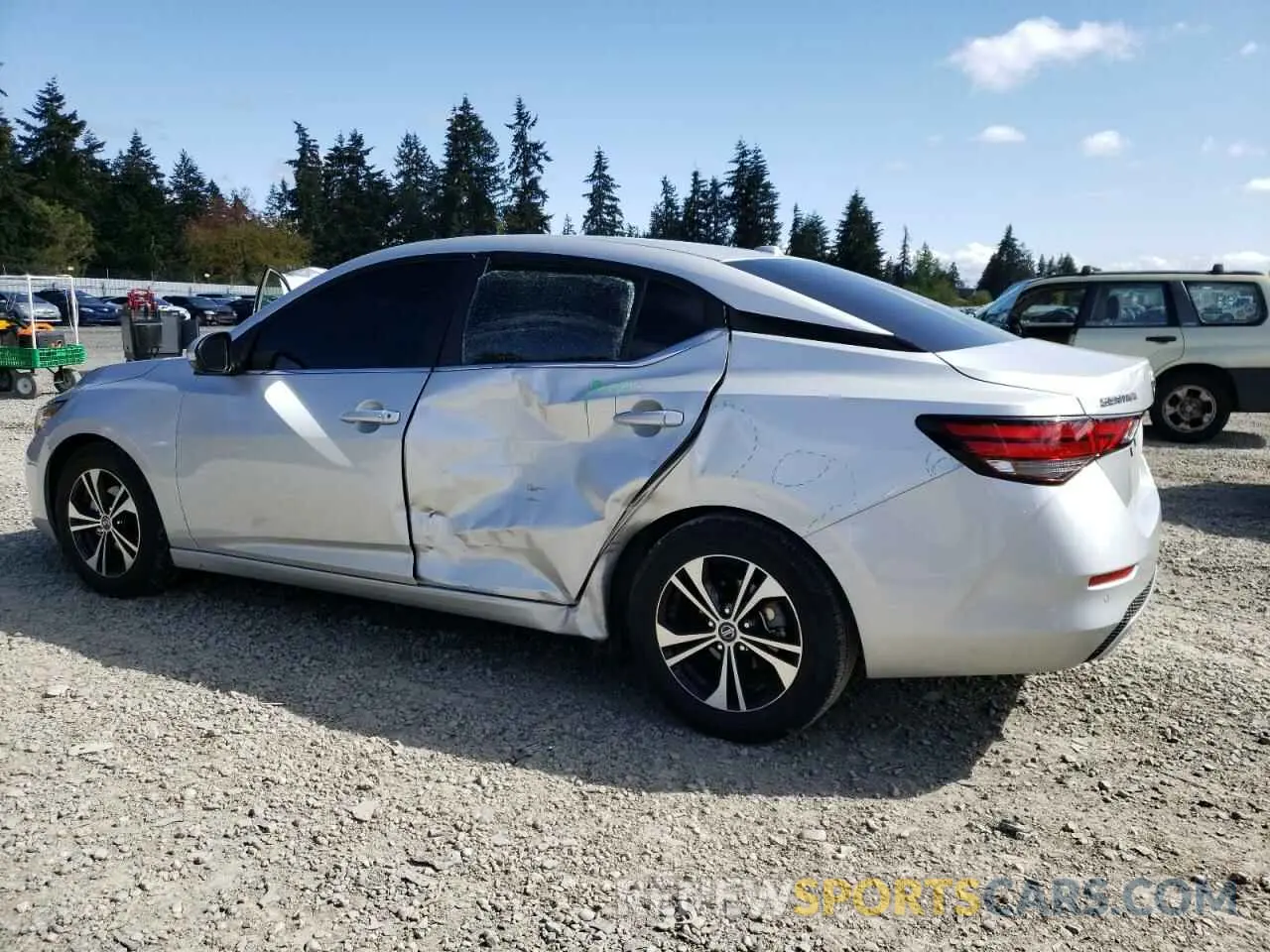 2 Photograph of a damaged car 3N1AB8CV3PY317715 NISSAN SENTRA 2023