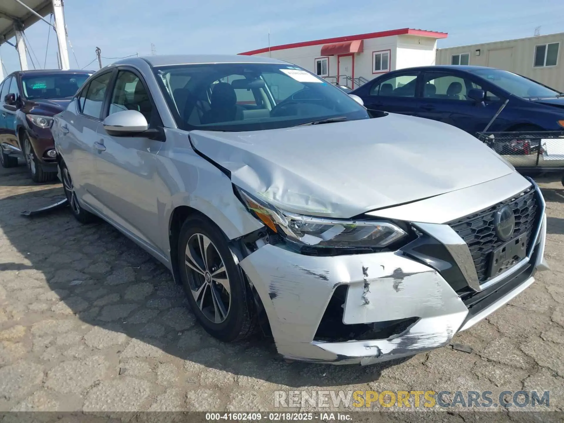 1 Photograph of a damaged car 3N1AB8CV3PY319707 NISSAN SENTRA 2023
