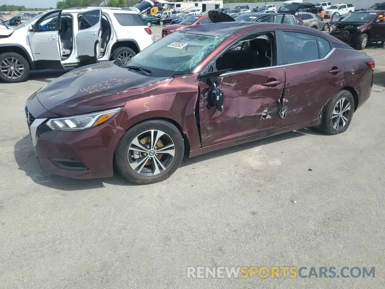 1 Photograph of a damaged car 3N1AB8CV3PY322977 NISSAN SENTRA 2023