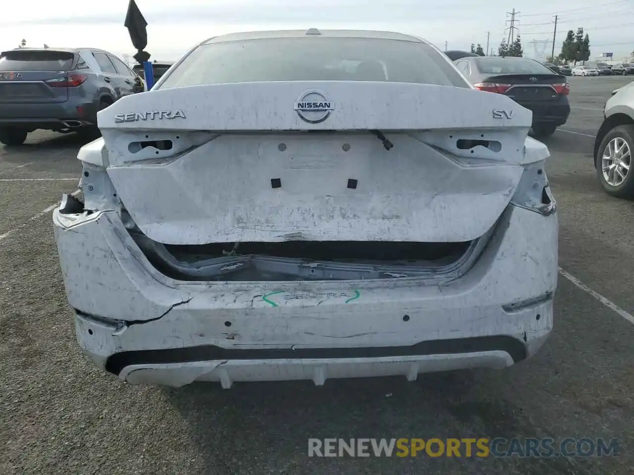 6 Photograph of a damaged car 3N1AB8CV3PY325216 NISSAN SENTRA 2023