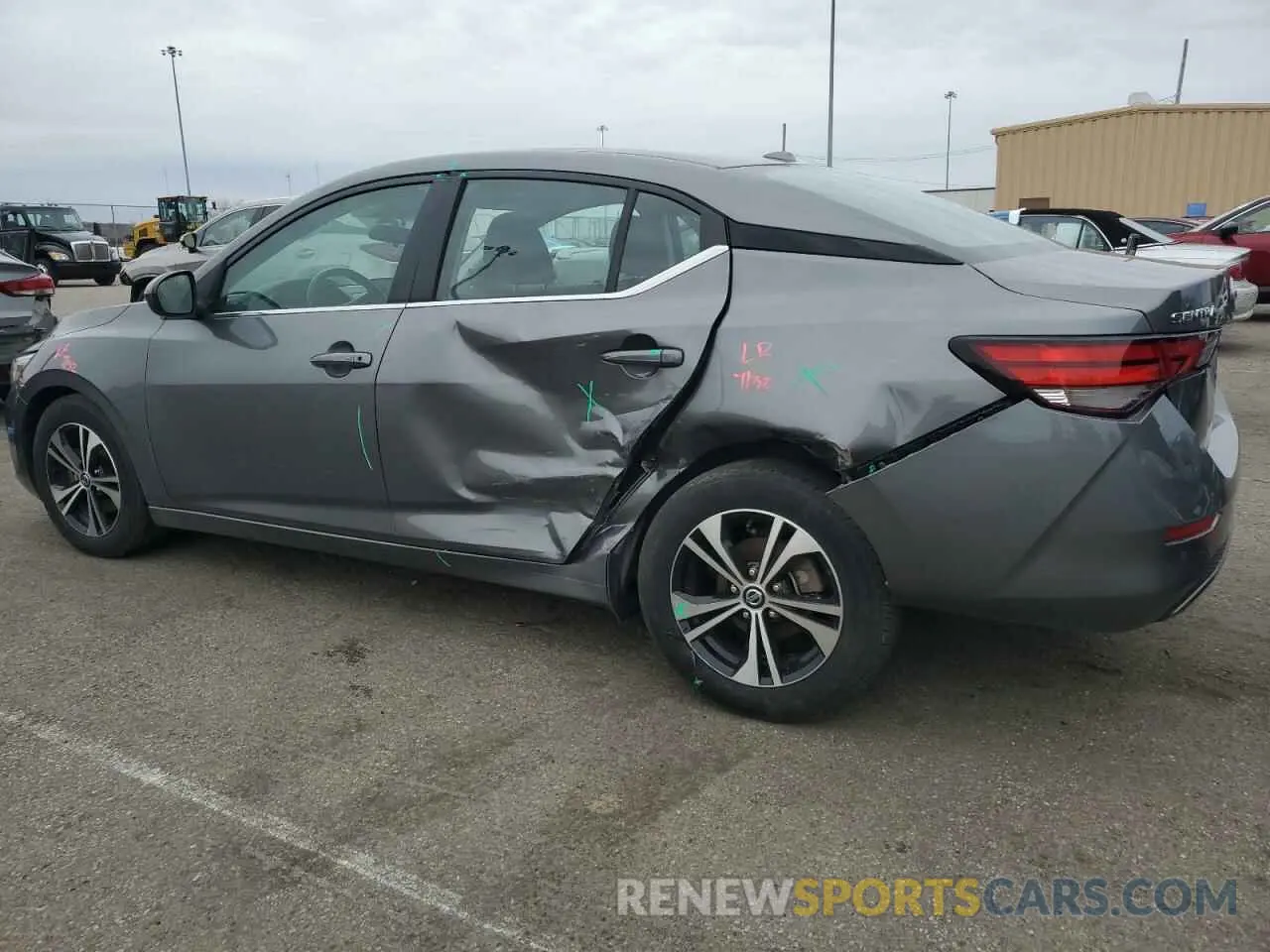 2 Photograph of a damaged car 3N1AB8CV4PY227215 NISSAN SENTRA 2023