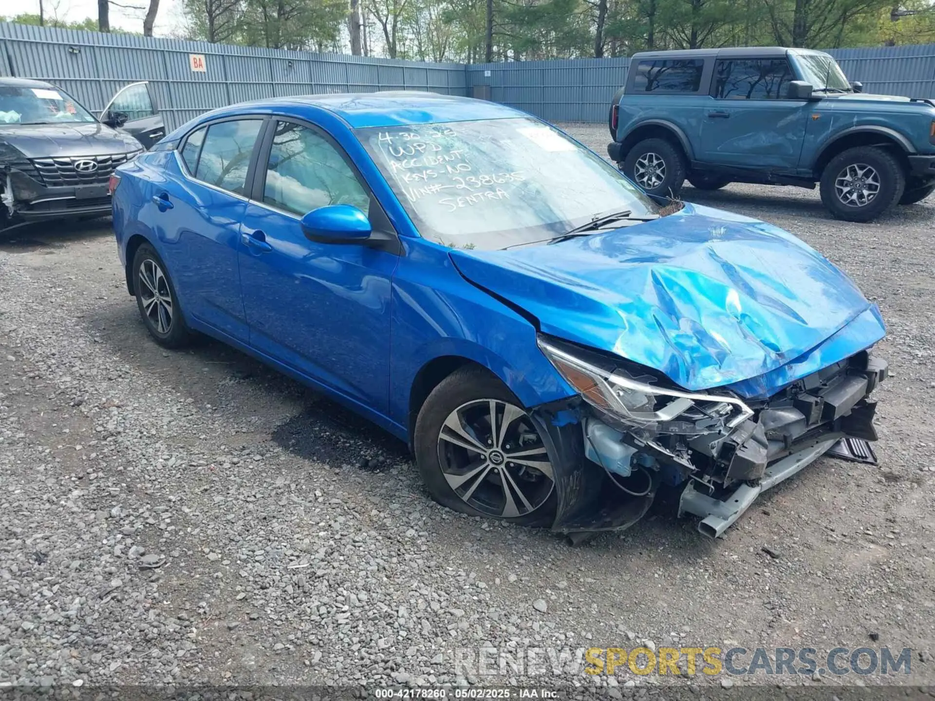 1 Photograph of a damaged car 3N1AB8CV4PY238635 NISSAN SENTRA 2023