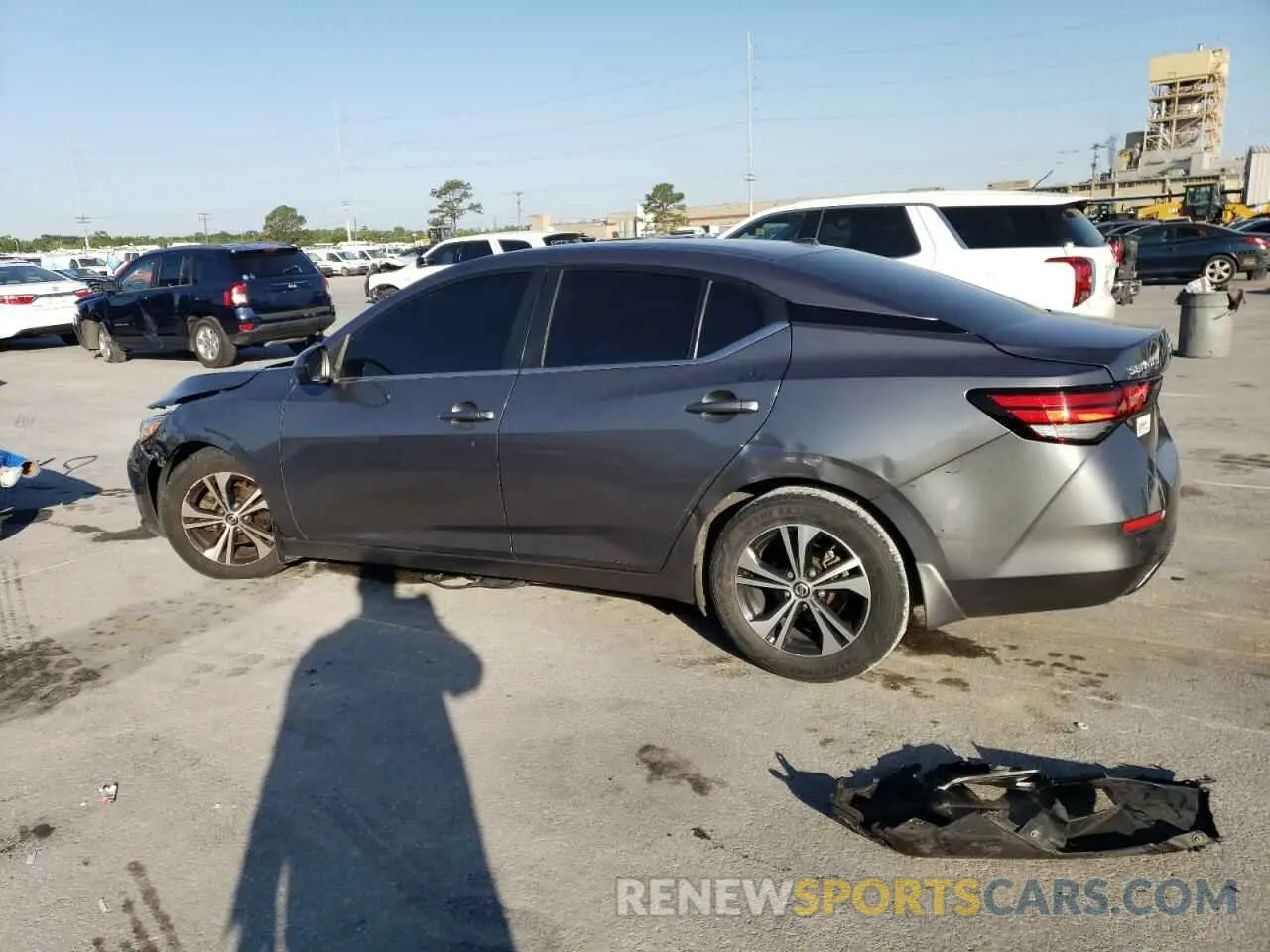 2 Photograph of a damaged car 3N1AB8CV4PY245150 NISSAN SENTRA 2023