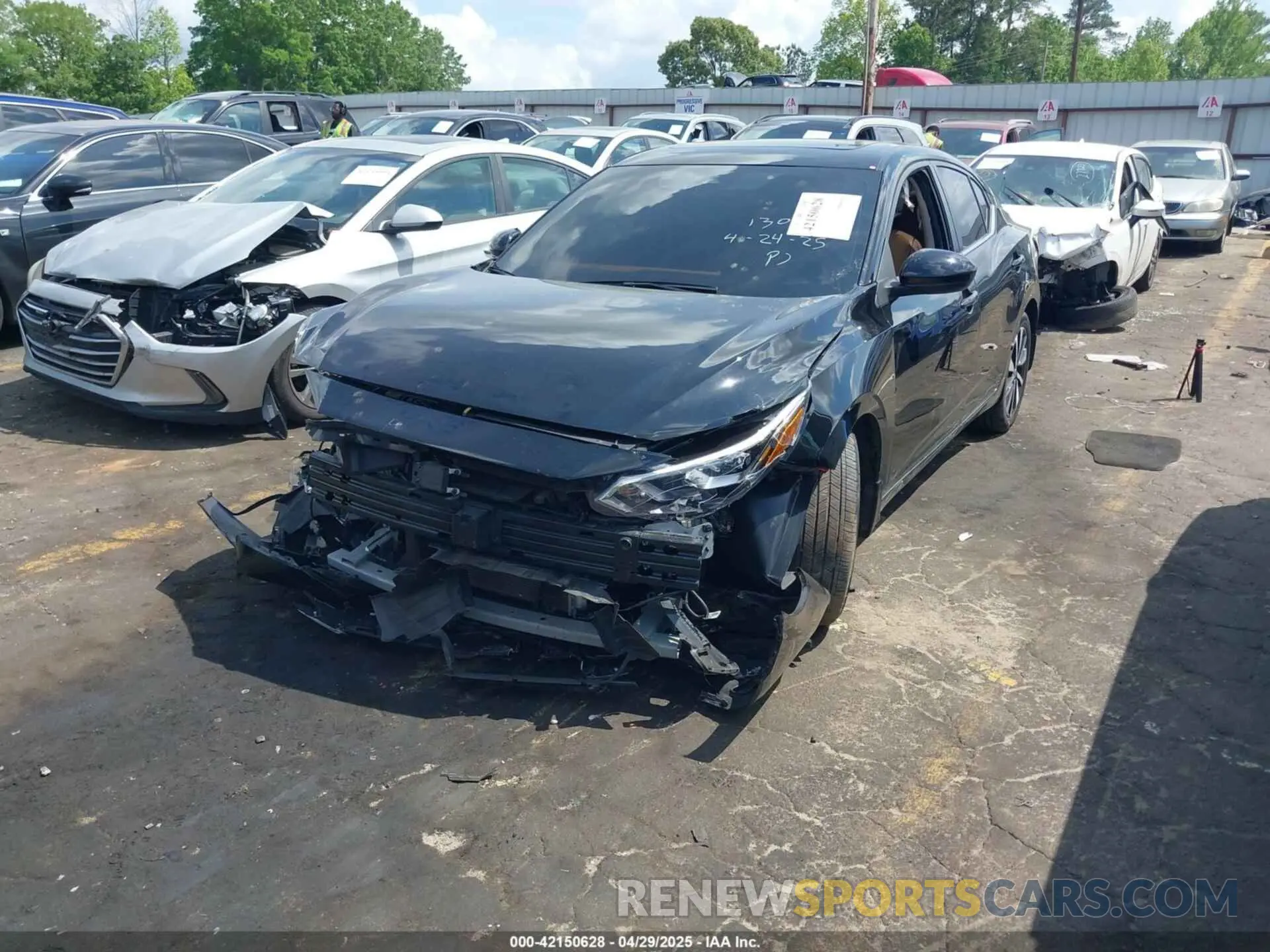 2 Photograph of a damaged car 3N1AB8CV4PY268394 NISSAN SENTRA 2023