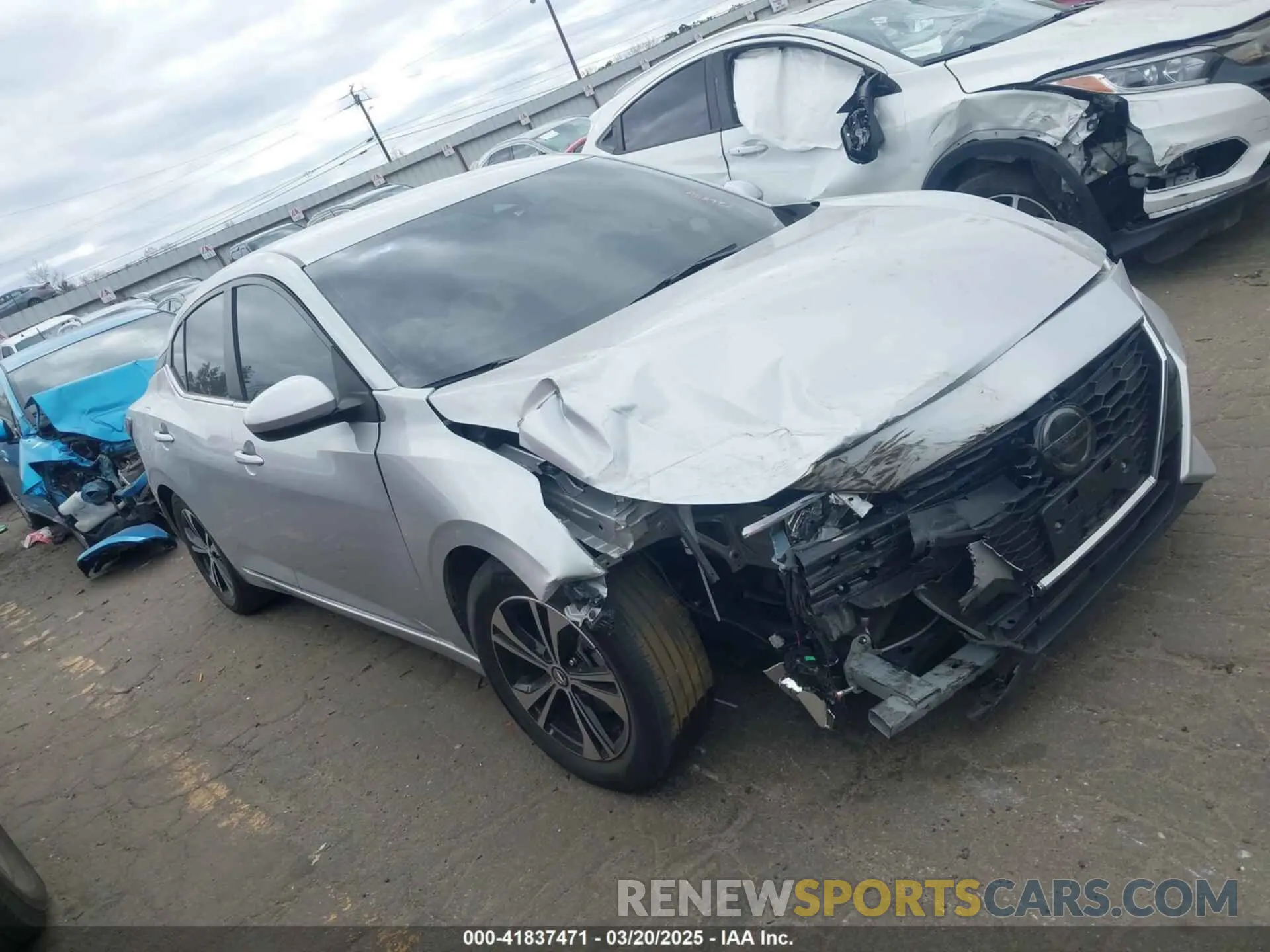 1 Photograph of a damaged car 3N1AB8CV4PY268718 NISSAN SENTRA 2023