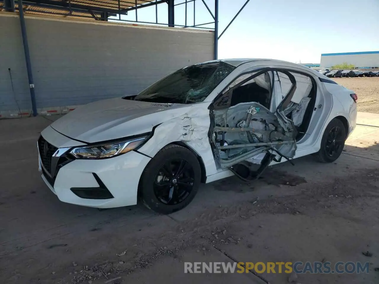 1 Photograph of a damaged car 3N1AB8CV4PY274051 NISSAN SENTRA 2023