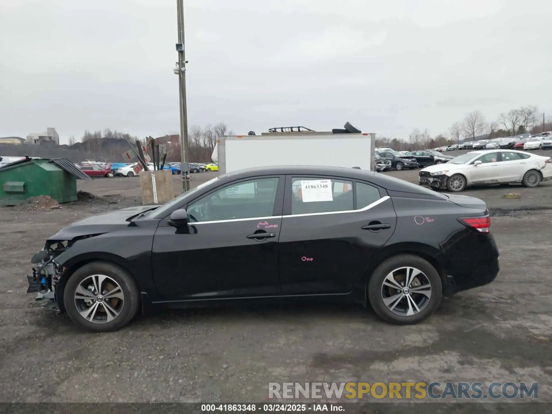 14 Photograph of a damaged car 3N1AB8CV4PY291805 NISSAN SENTRA 2023