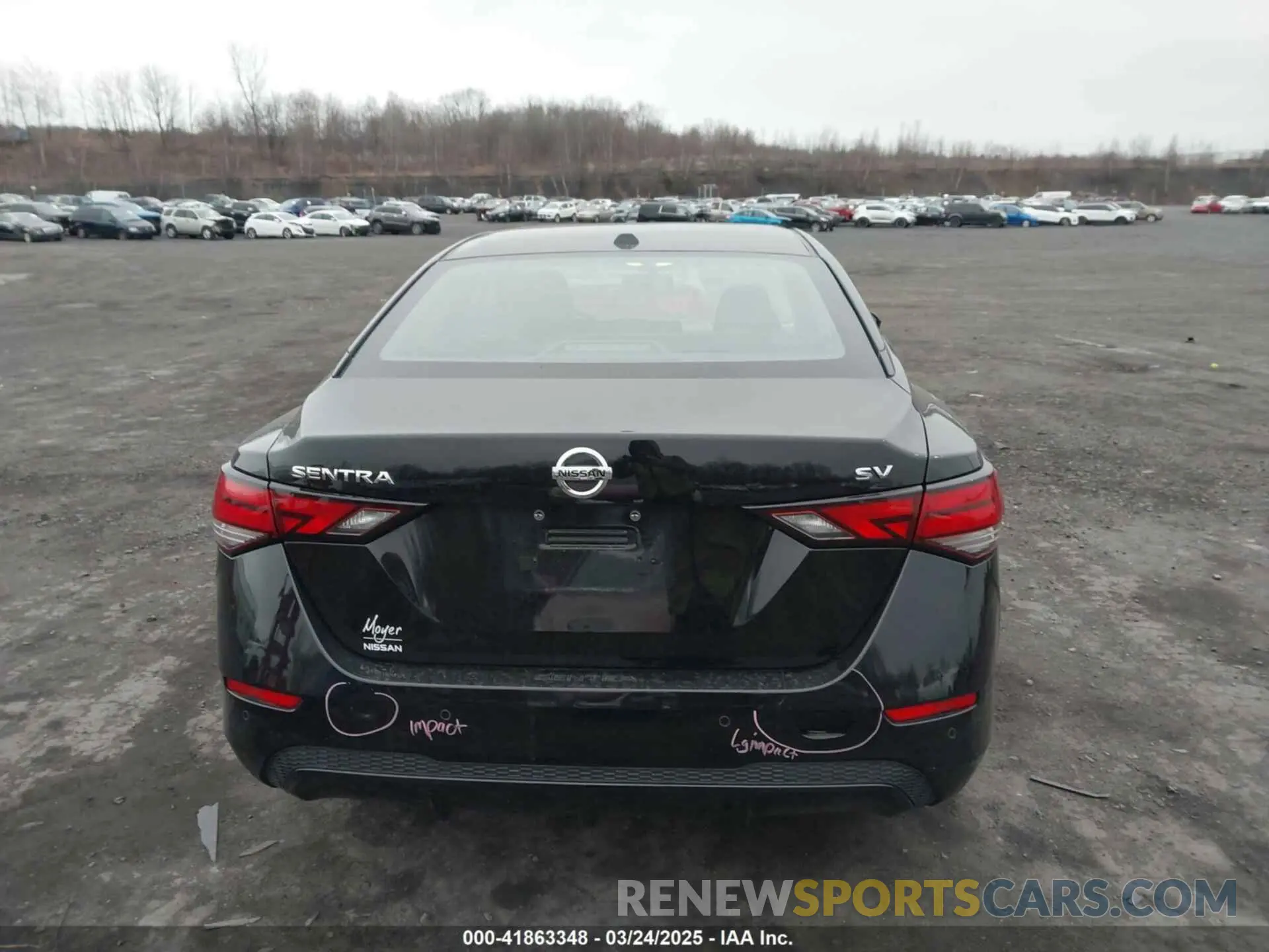 16 Photograph of a damaged car 3N1AB8CV4PY291805 NISSAN SENTRA 2023