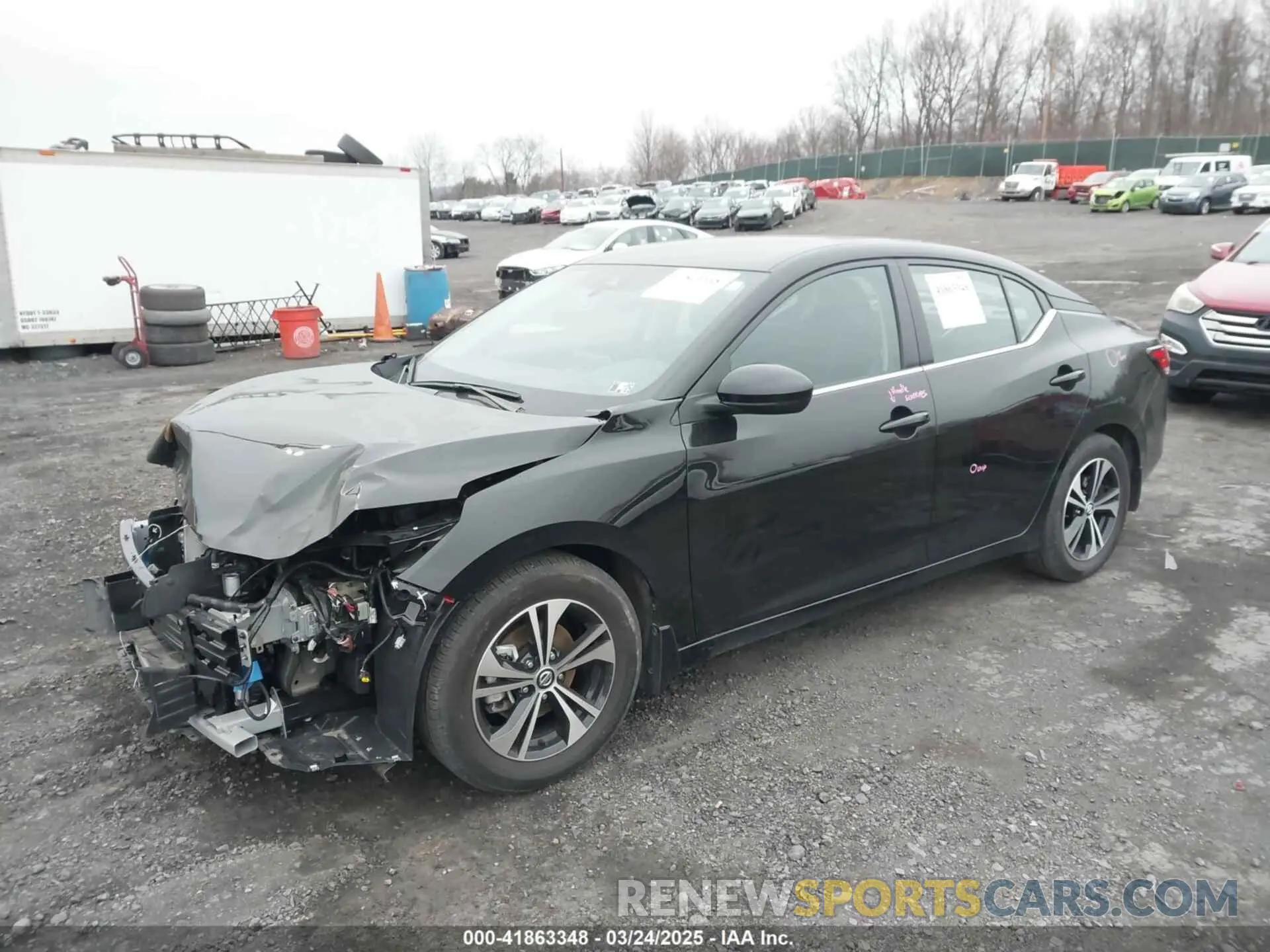 2 Photograph of a damaged car 3N1AB8CV4PY291805 NISSAN SENTRA 2023