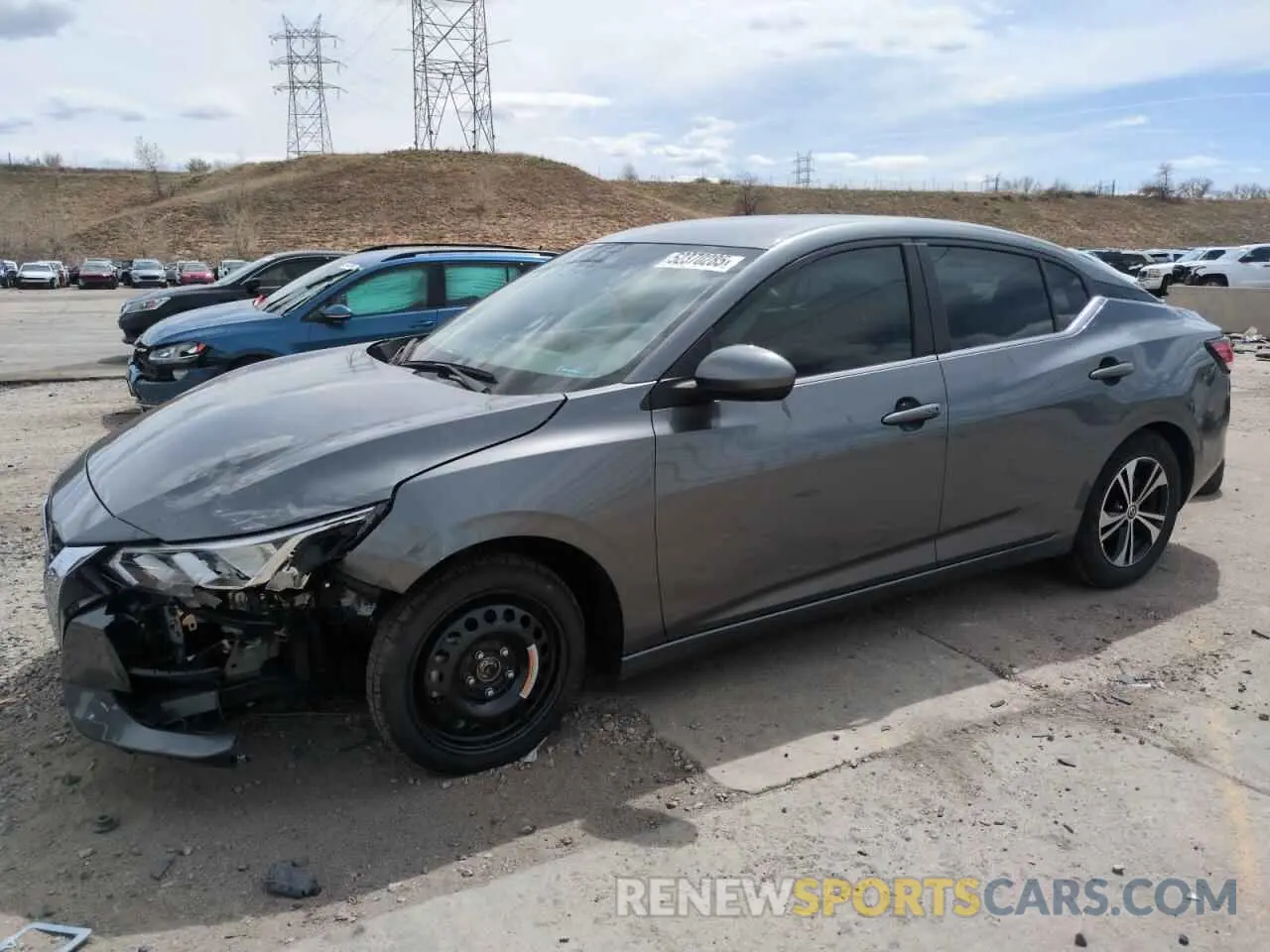 1 Photograph of a damaged car 3N1AB8CV4PY291867 NISSAN SENTRA 2023