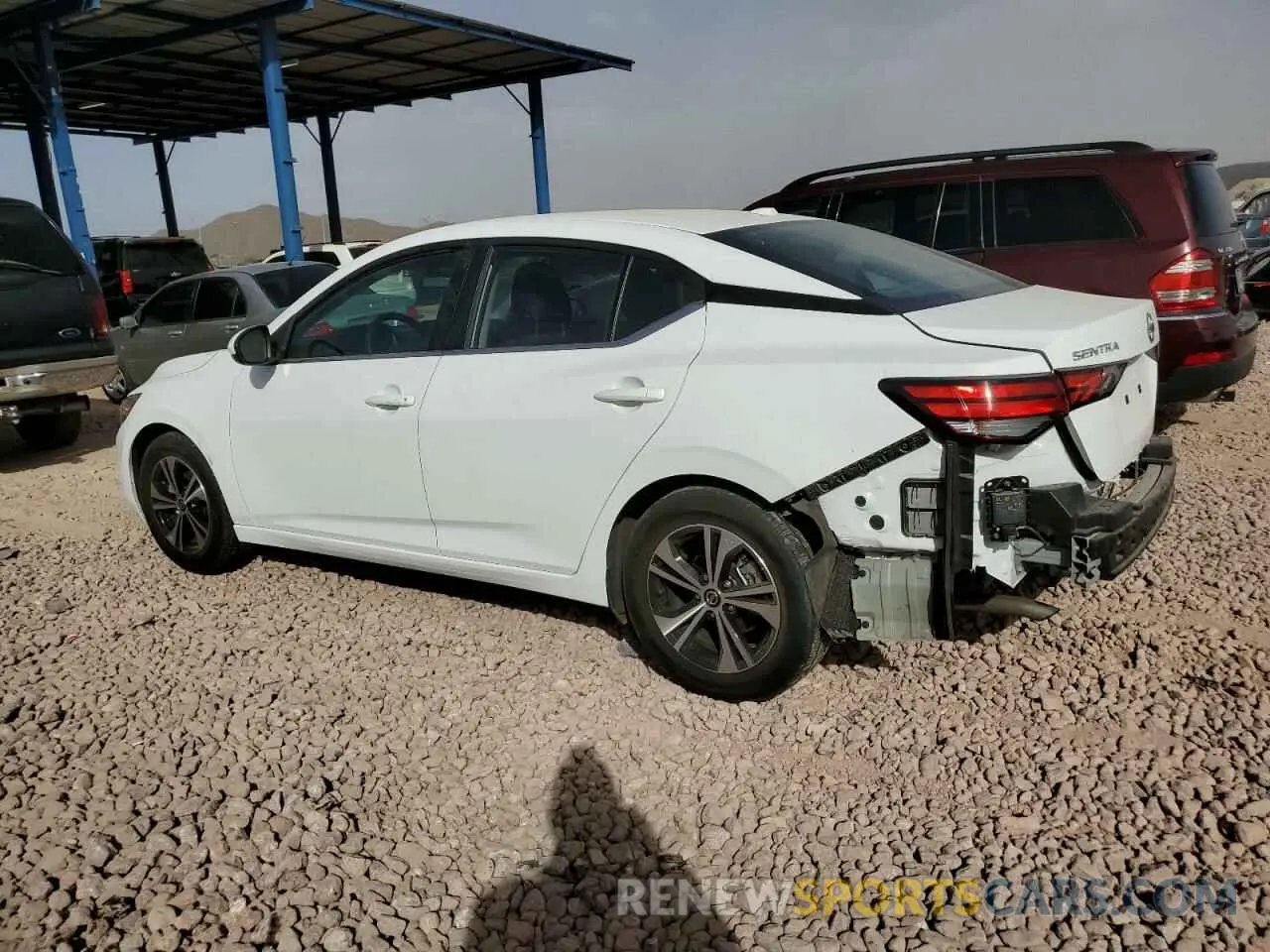 2 Photograph of a damaged car 3N1AB8CV4PY301314 NISSAN SENTRA 2023