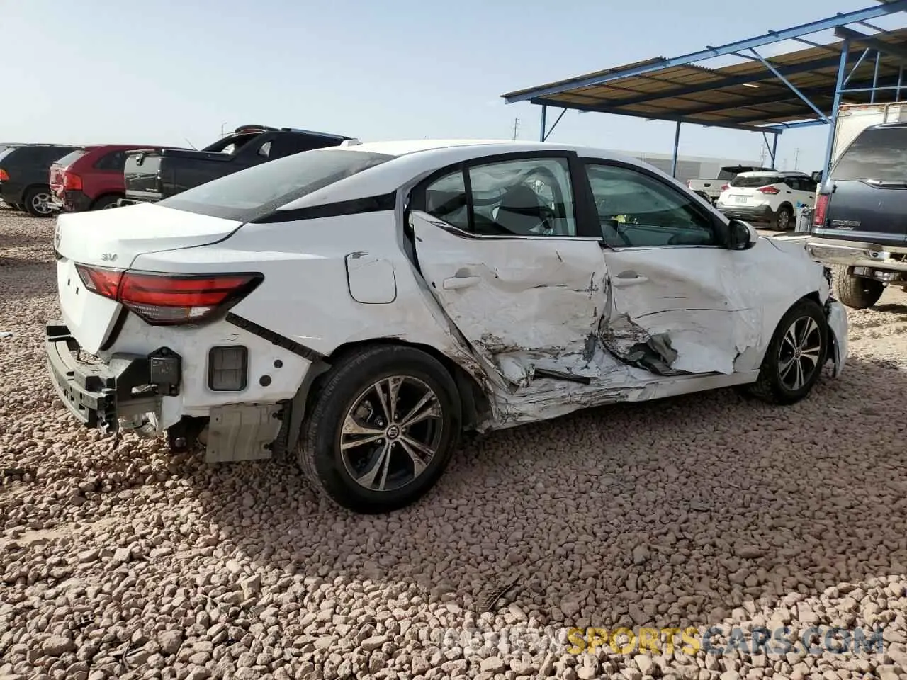 3 Photograph of a damaged car 3N1AB8CV4PY301314 NISSAN SENTRA 2023
