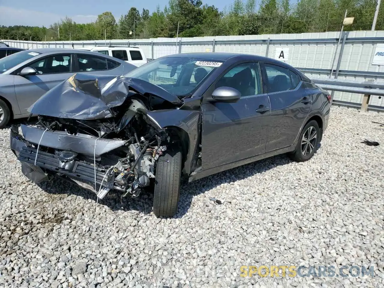 1 Photograph of a damaged car 3N1AB8CV4PY309476 NISSAN SENTRA 2023