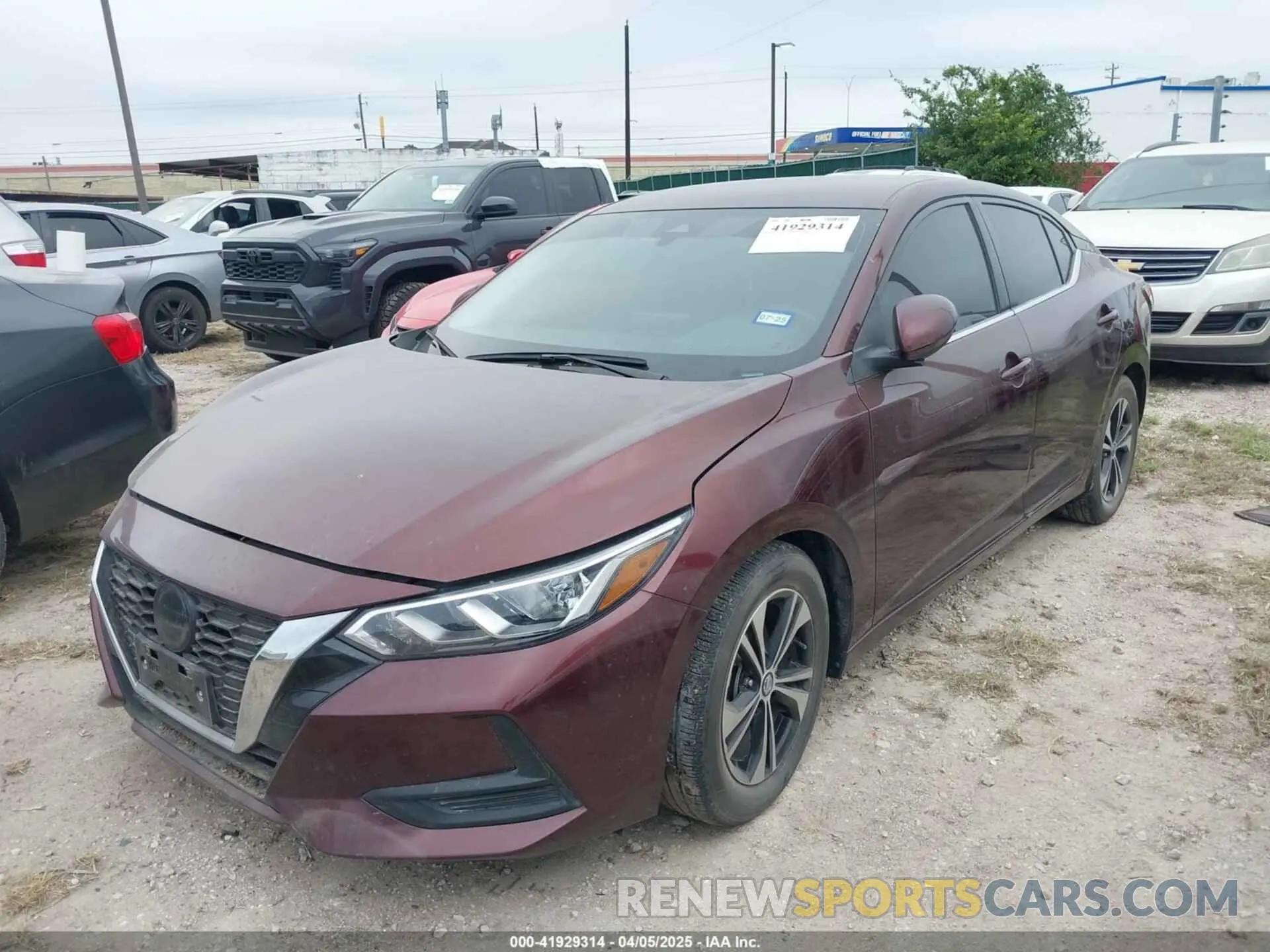 2 Photograph of a damaged car 3N1AB8CV4PY317268 NISSAN SENTRA 2023