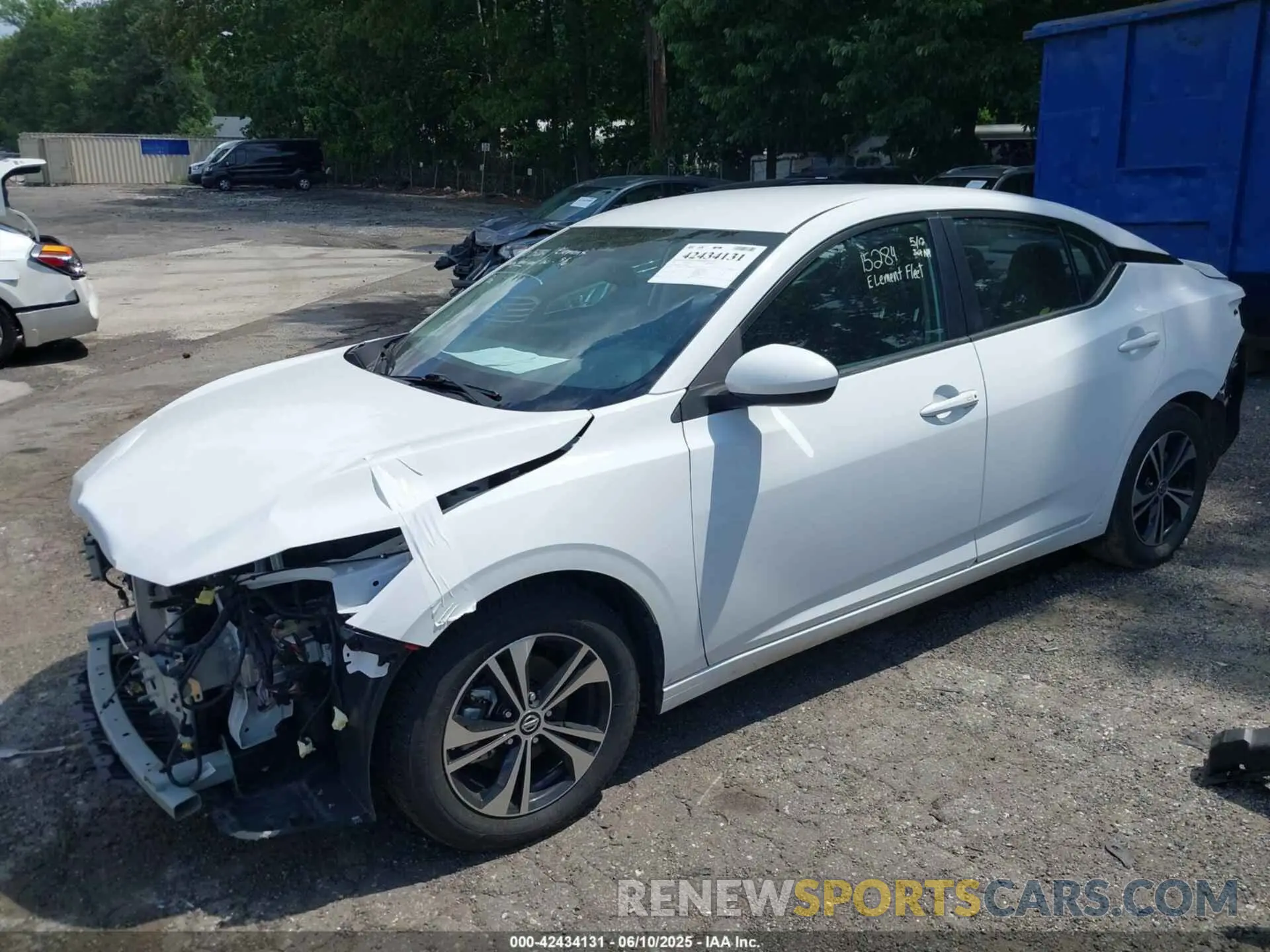 2 Photograph of a damaged car 3N1AB8CV5PY224601 NISSAN SENTRA 2023