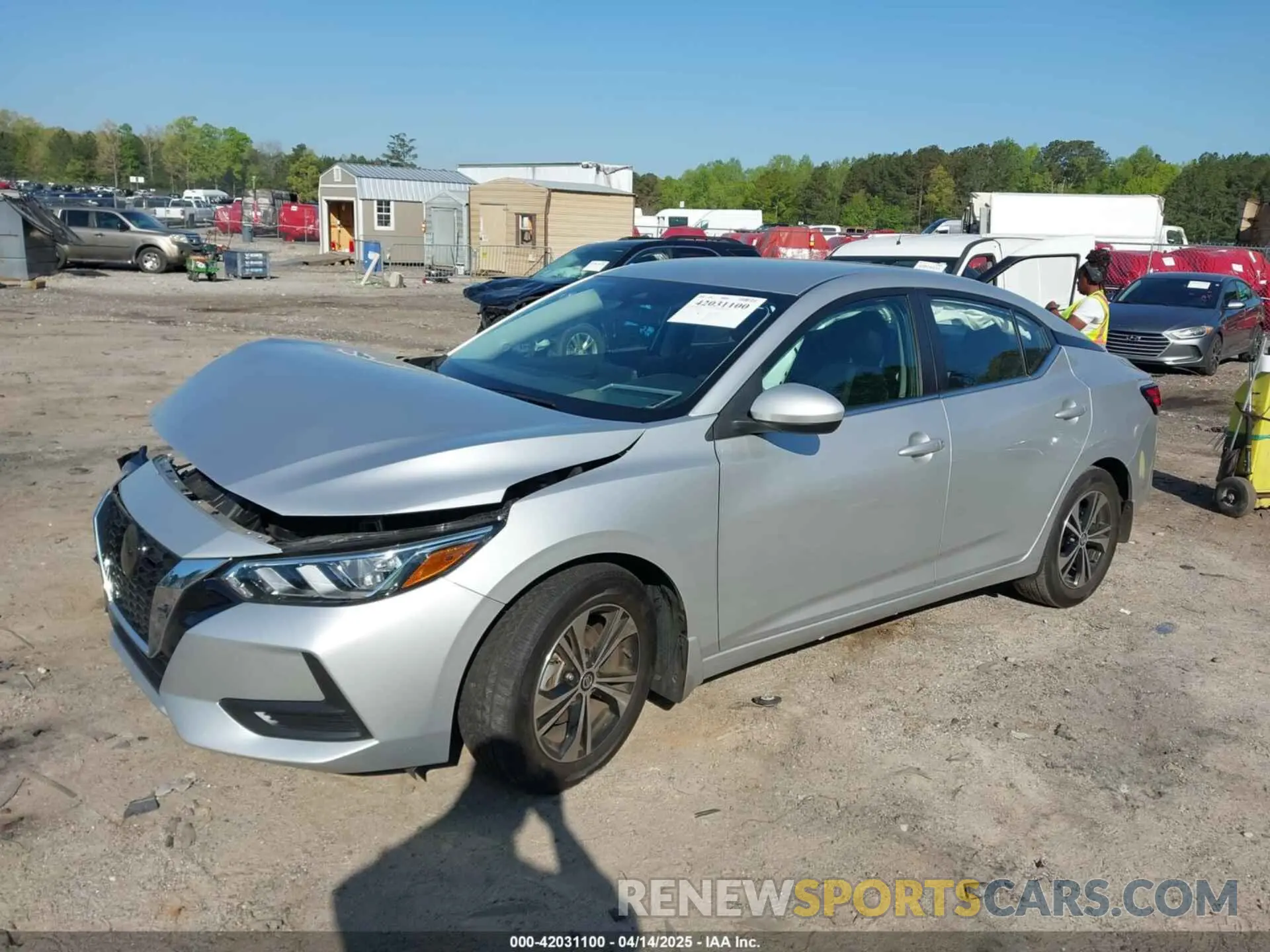 2 Photograph of a damaged car 3N1AB8CV5PY248798 NISSAN SENTRA 2023