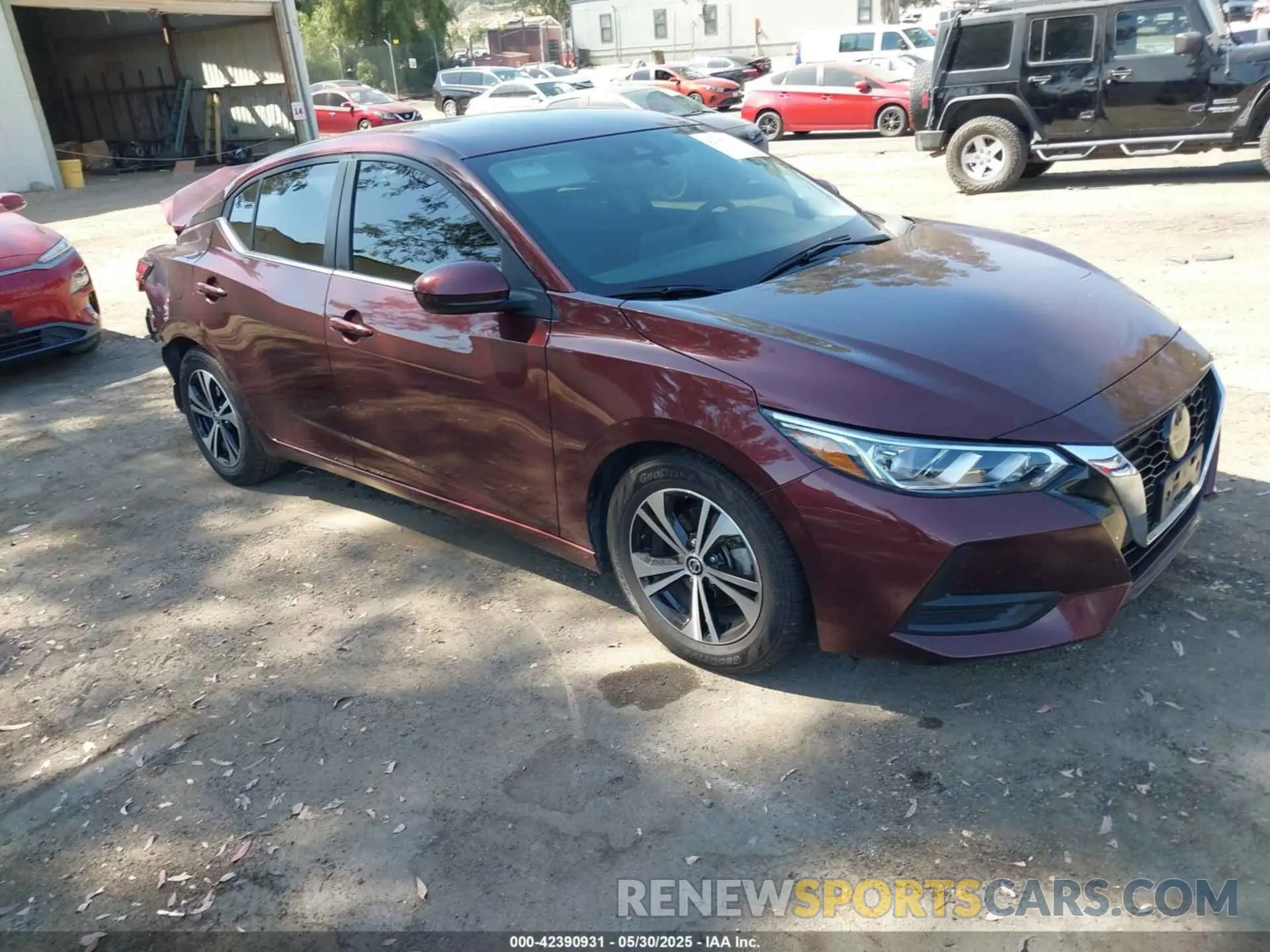 1 Photograph of a damaged car 3N1AB8CV5PY256190 NISSAN SENTRA 2023