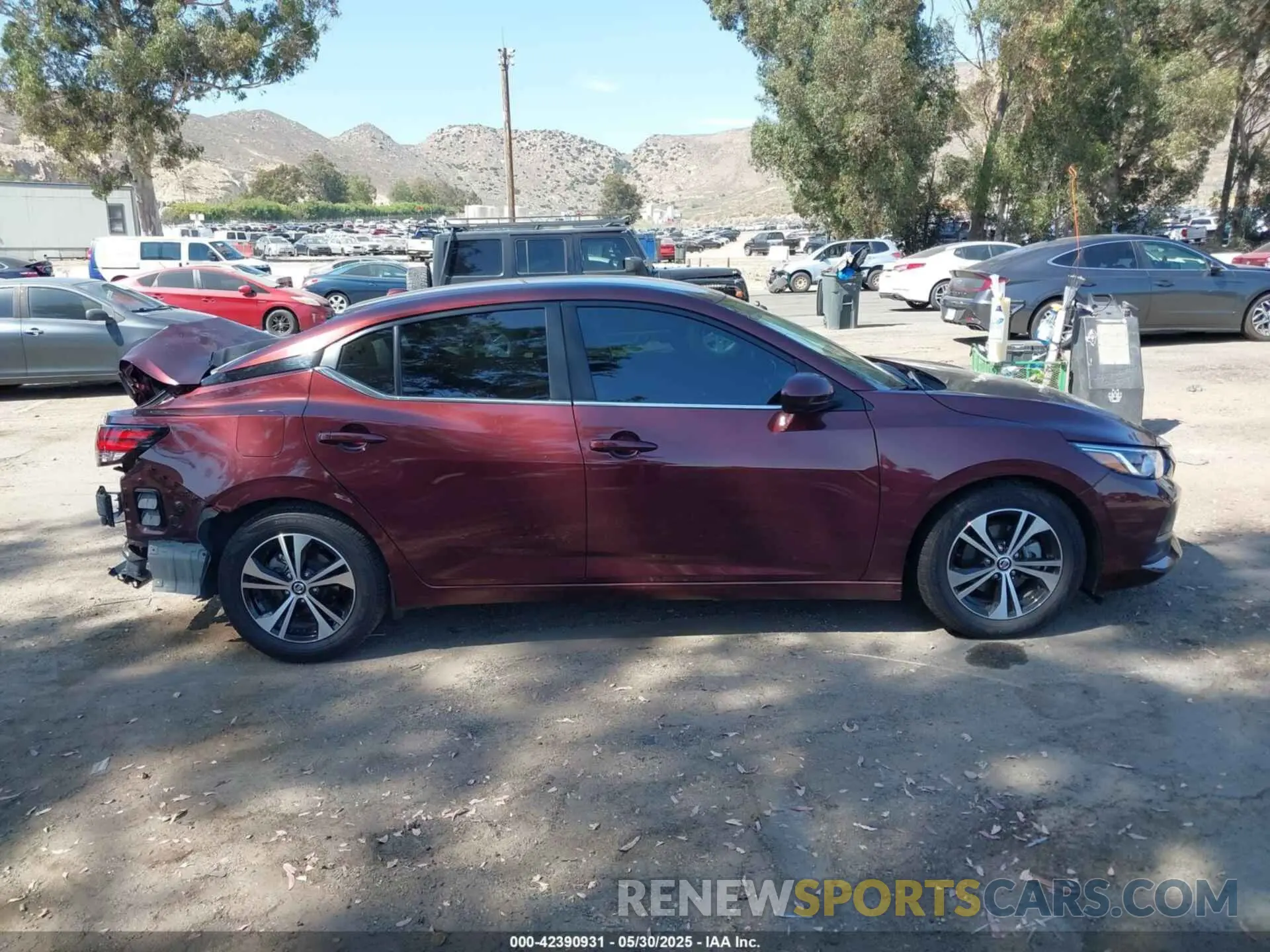 13 Photograph of a damaged car 3N1AB8CV5PY256190 NISSAN SENTRA 2023