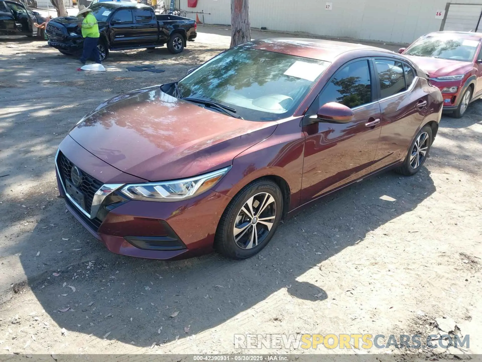 2 Photograph of a damaged car 3N1AB8CV5PY256190 NISSAN SENTRA 2023