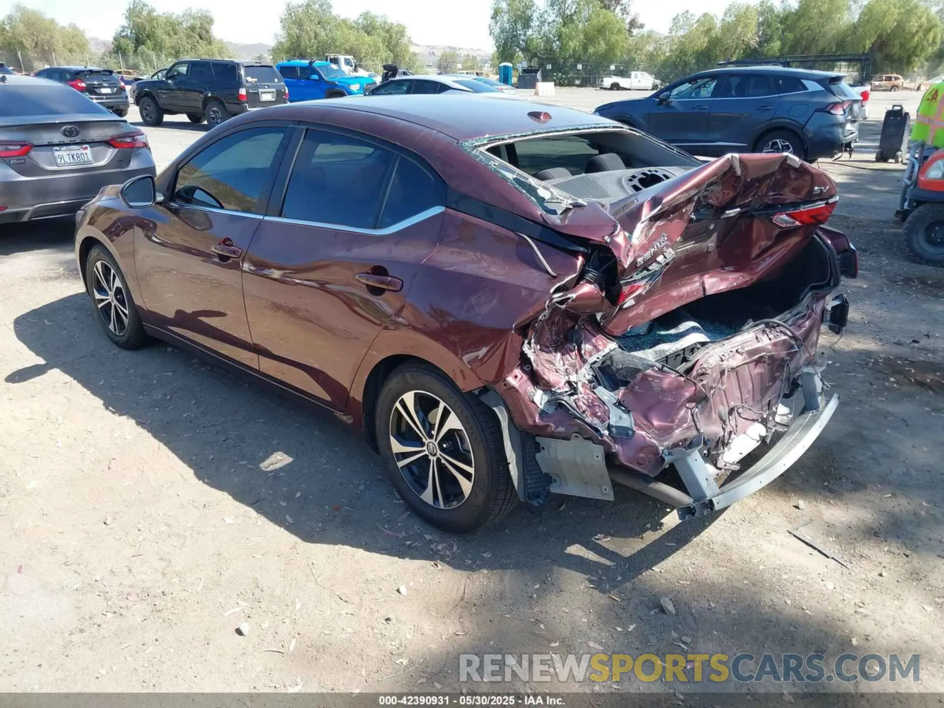 3 Photograph of a damaged car 3N1AB8CV5PY256190 NISSAN SENTRA 2023