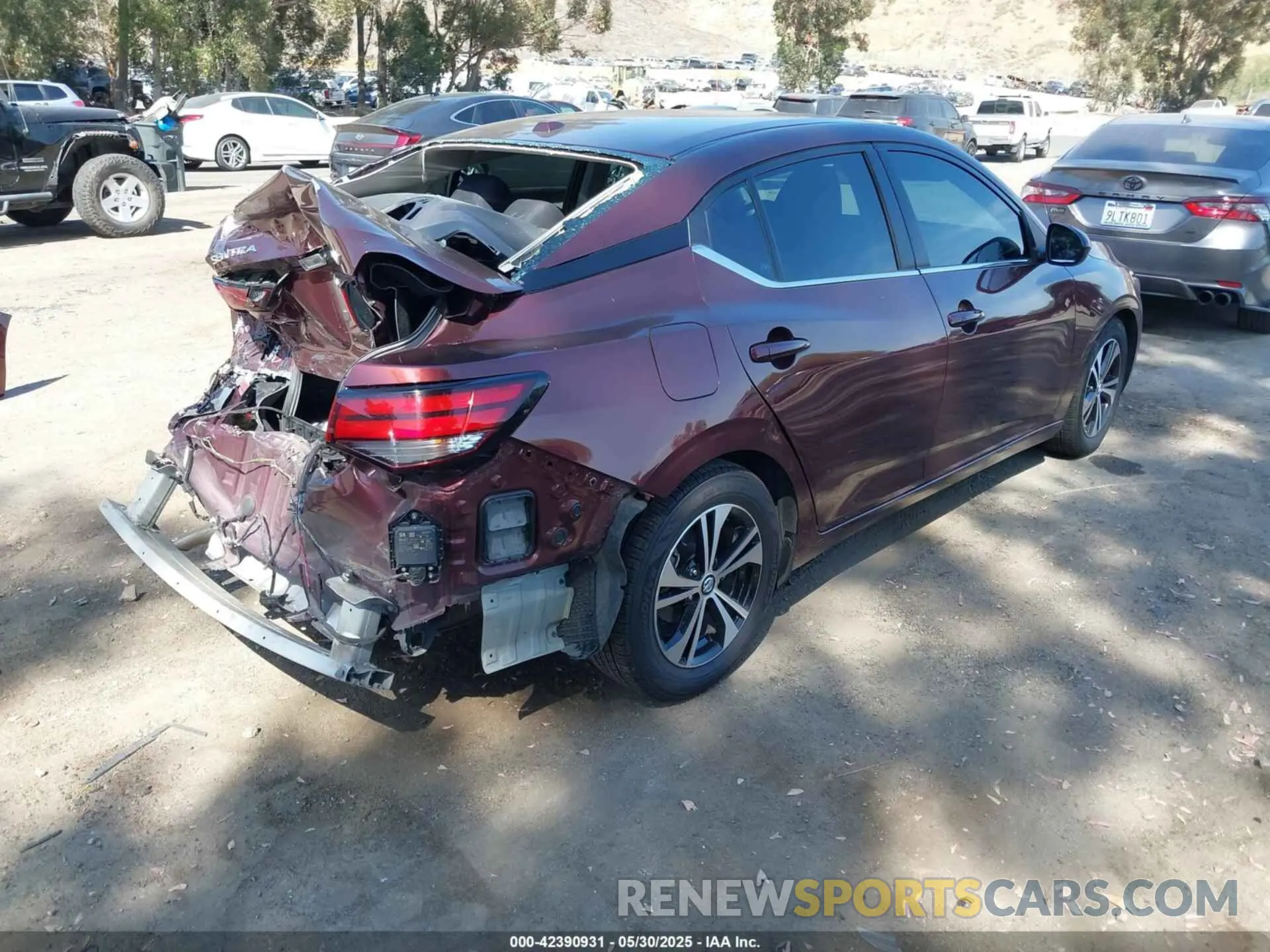 4 Photograph of a damaged car 3N1AB8CV5PY256190 NISSAN SENTRA 2023