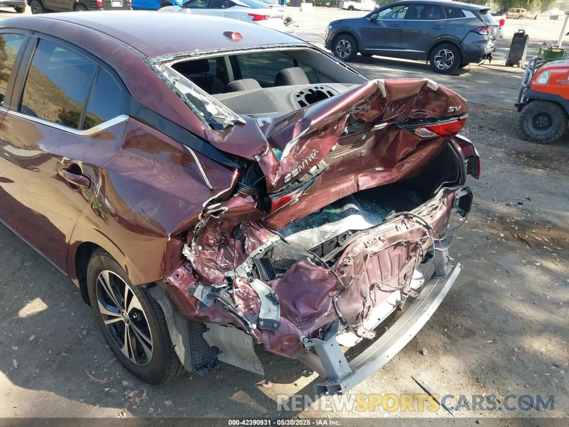 6 Photograph of a damaged car 3N1AB8CV5PY256190 NISSAN SENTRA 2023